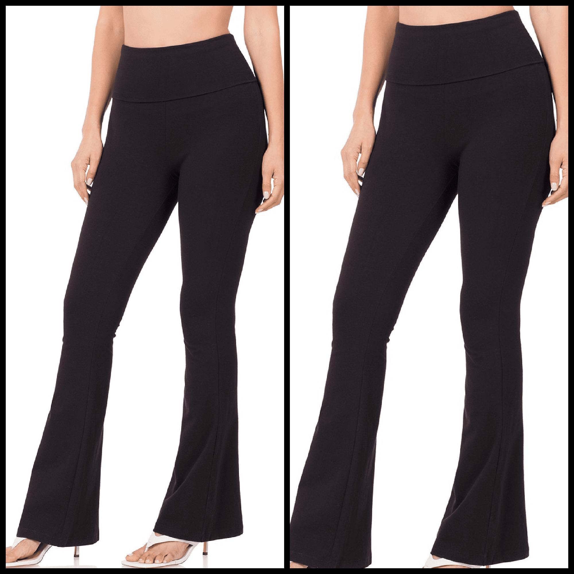 Solid Flare Cotton Leggings Product Image