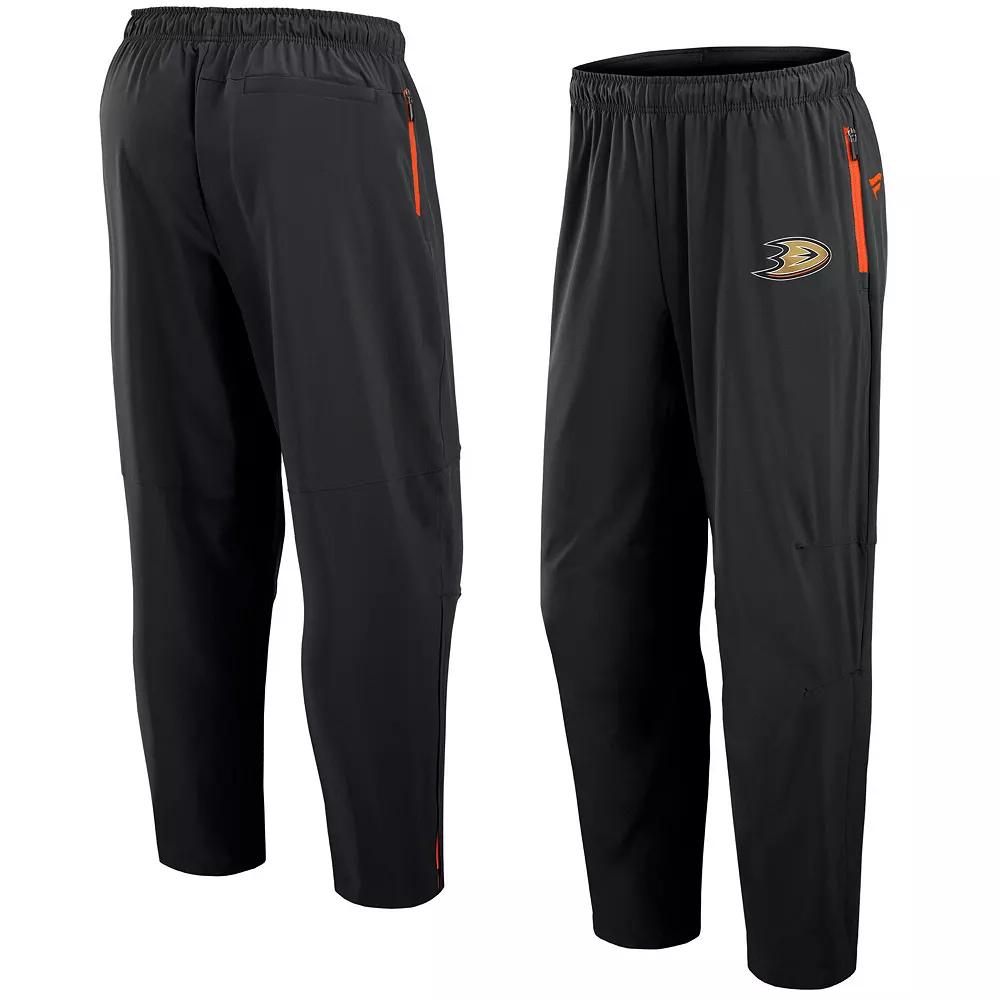 Men's Fanatics Black Anaheim Ducks Authentic Pro Rink Pants,  Product Image