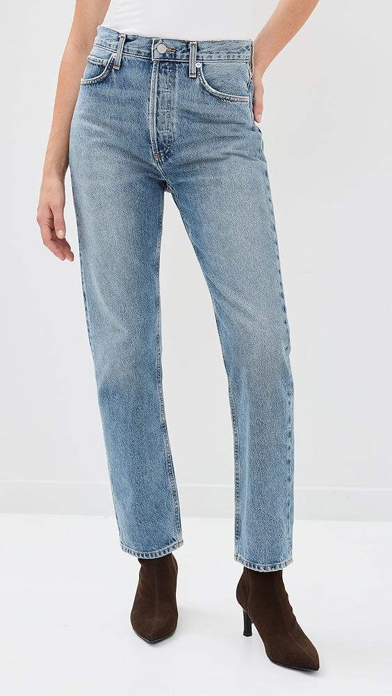 AGOLDE 90's Pinch Waist High Rise Straight Jeans | Shopbop Product Image