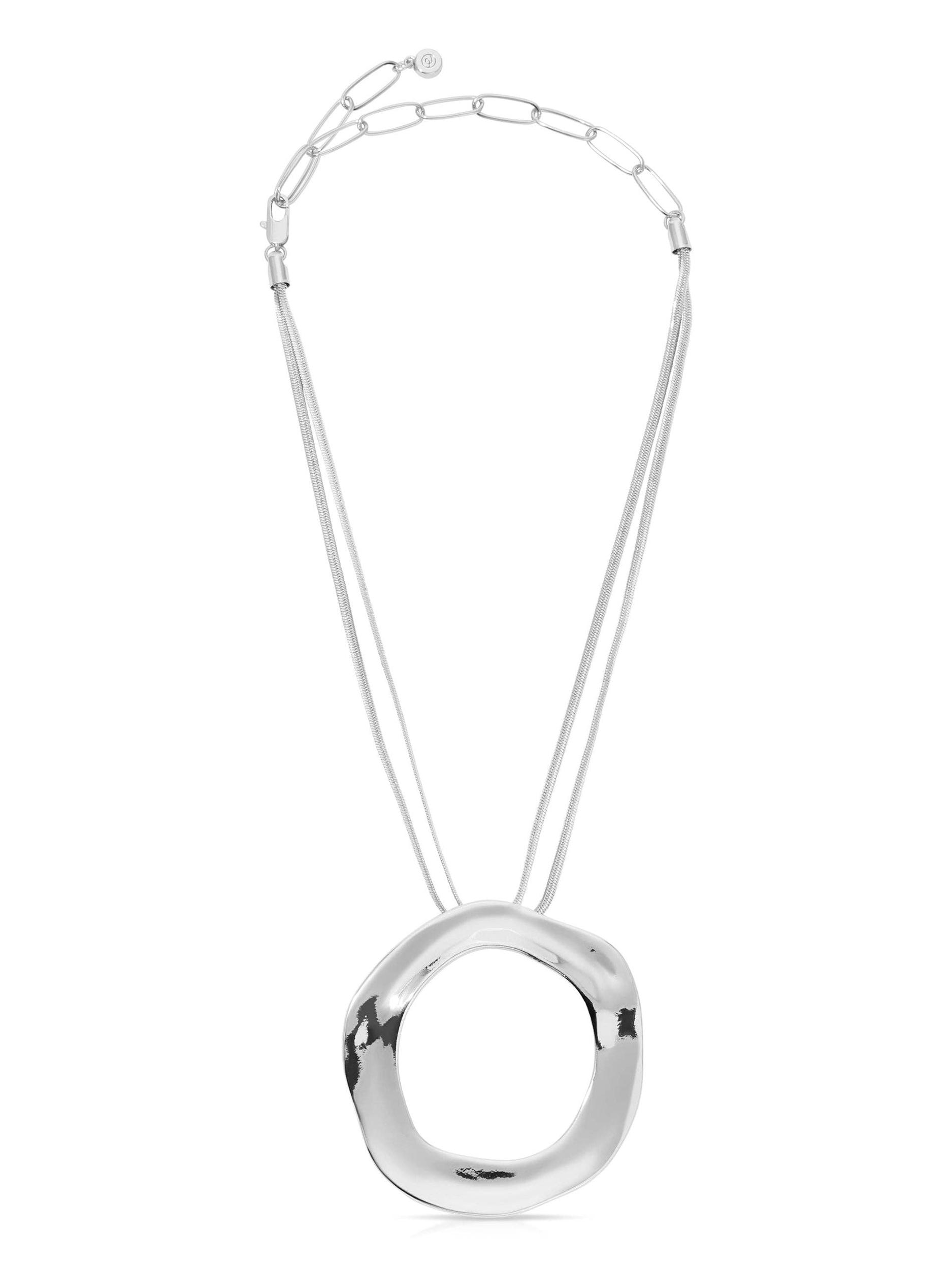 Open Circle Statement Necklace Product Image