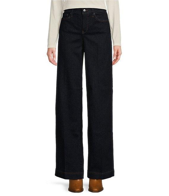 NYDJ Teresa Lift Tuck® Stretch Denim Wide Leg High Rise Jeans Product Image