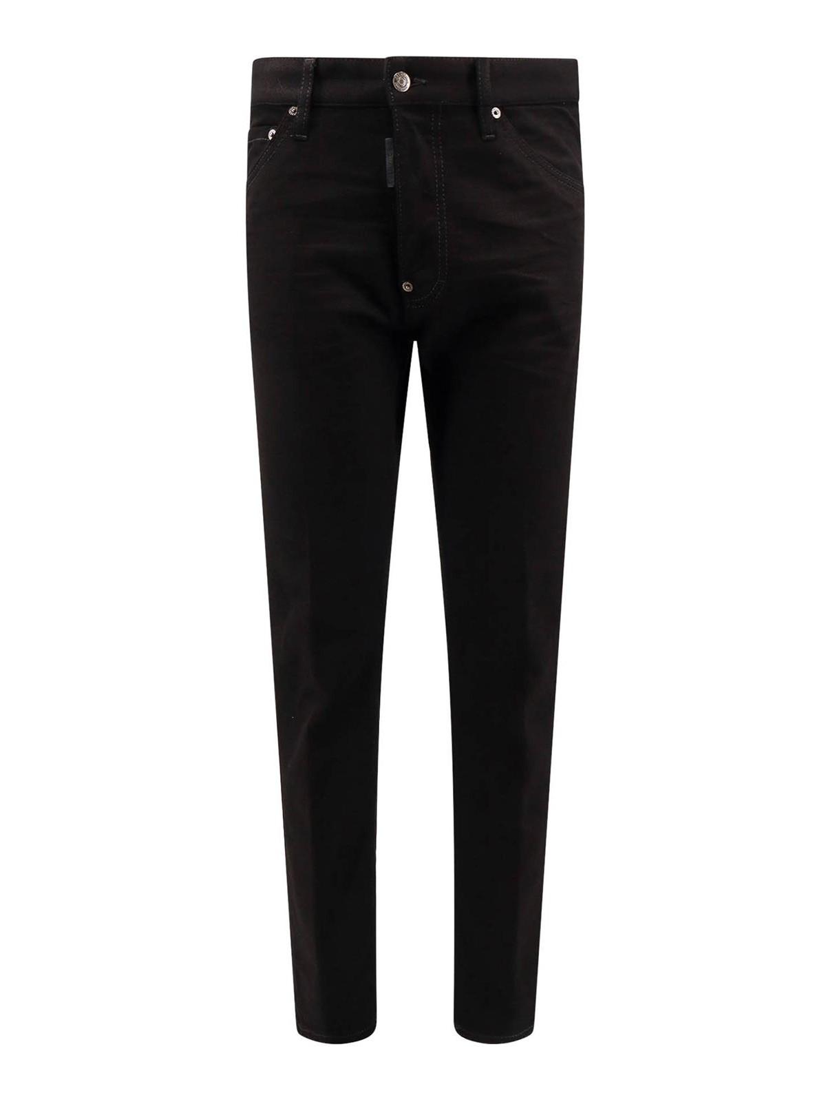 DSQUARED2 Cool Guy Mid-rise Skinny Jeans In Black Product Image