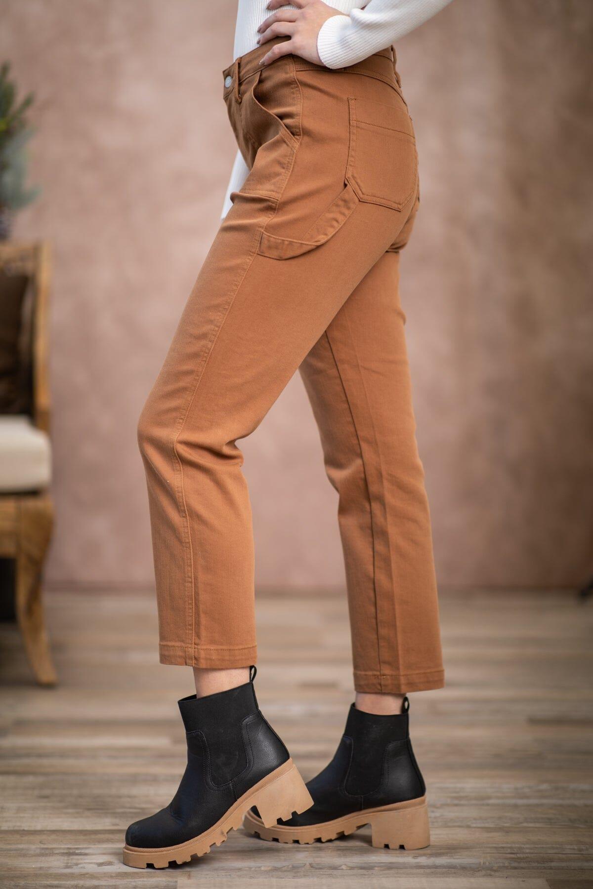 Judy Blue Camel Carpenter Pants Product Image