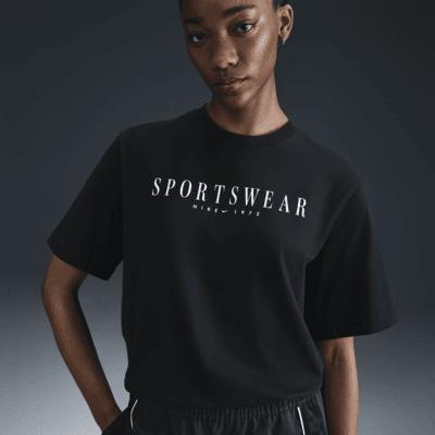 Womens Nike Sportswear Boxy T-Shirt | HV4653-010 Product Image