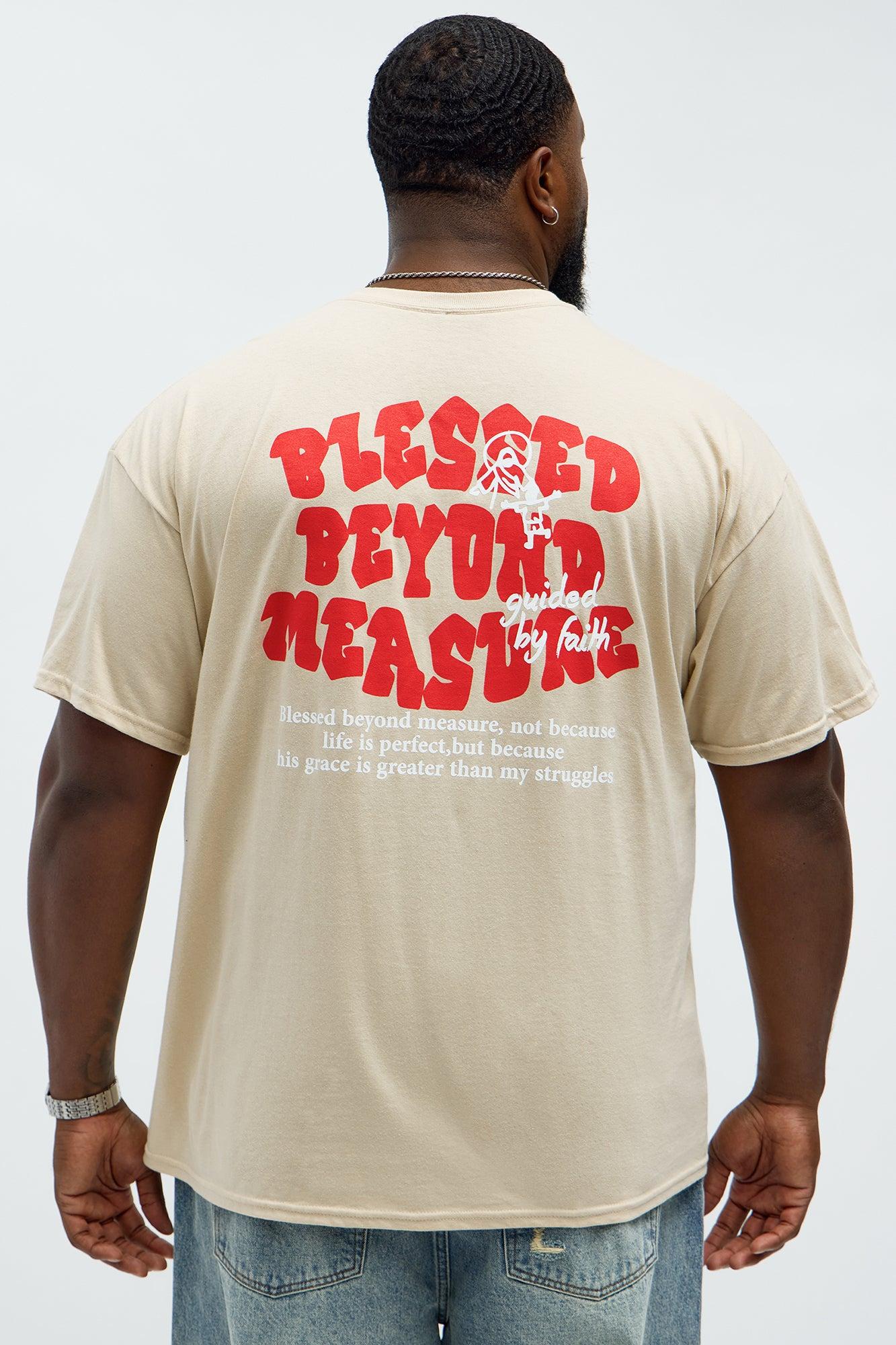 Blessed Beyond Pleasure Short Sleeve Tee - Sand Male Product Image