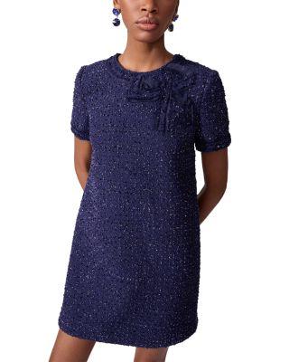 Tweed Mini Shift Dress Product Image