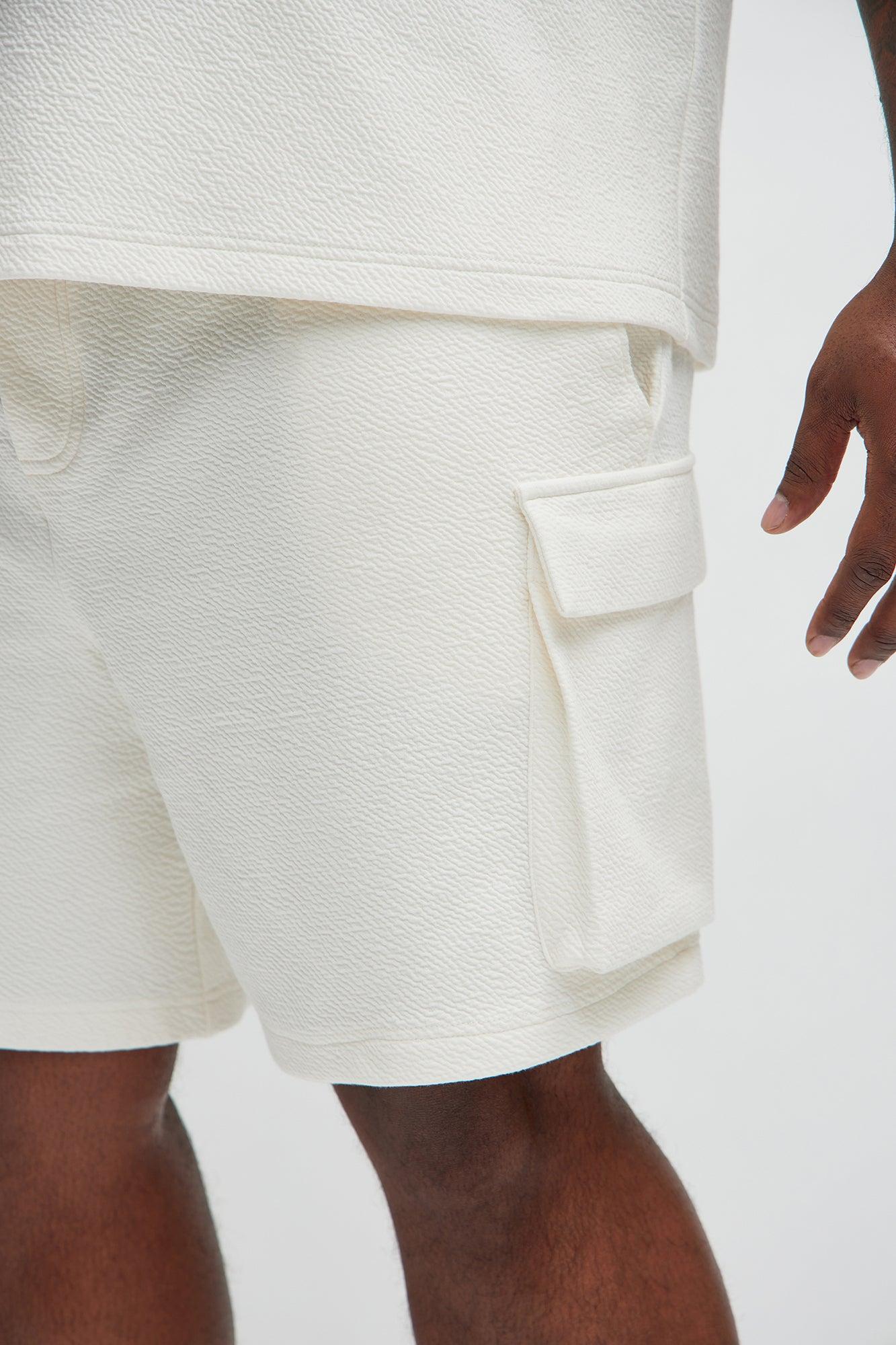 Lewis Relaxed Shorts - Cream Product Image