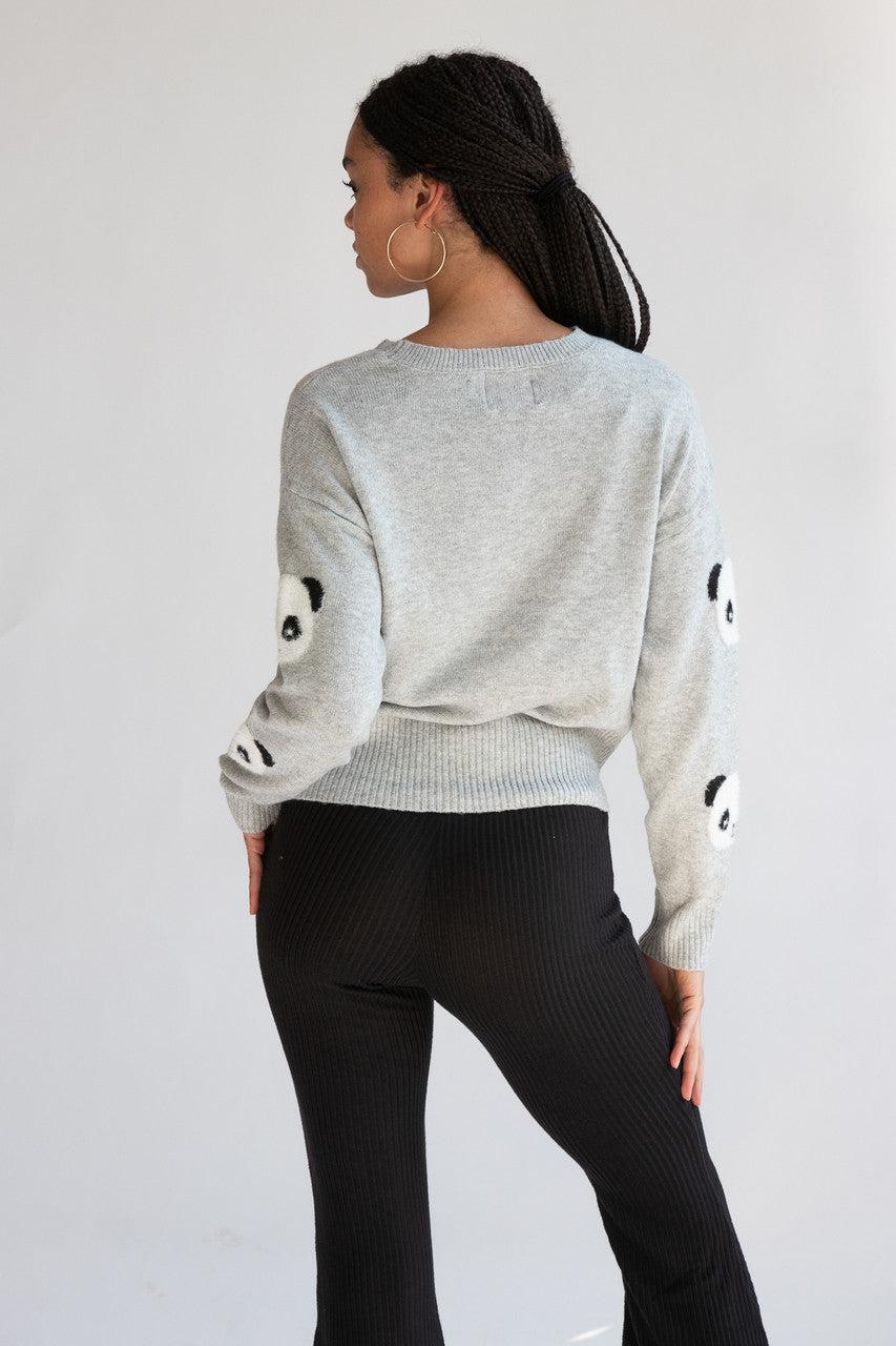 Animal Sleeve Sweater Product Image