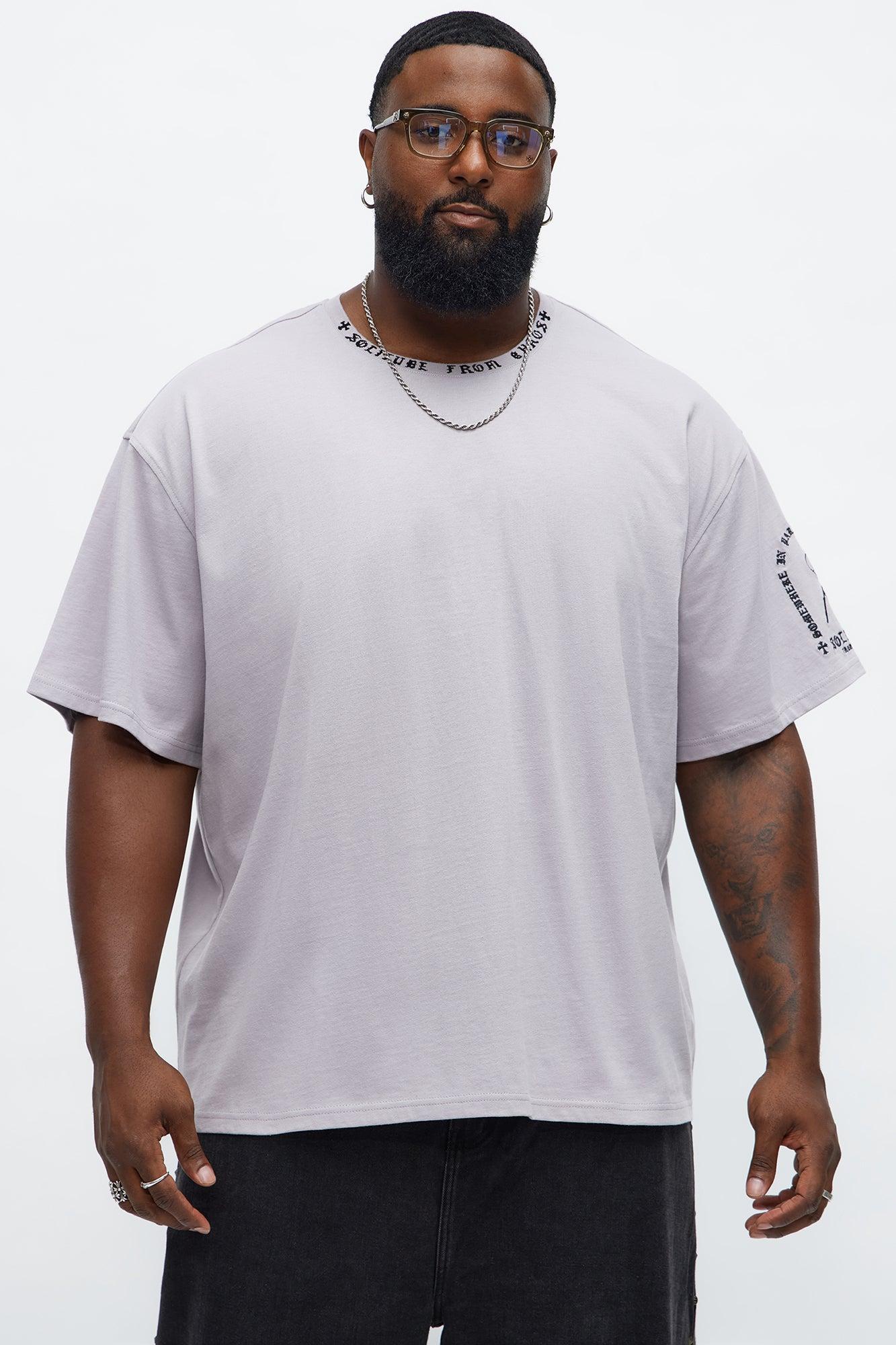 Short Sleeve Solitude From Chaos Tee - Dark Grey Male Product Image