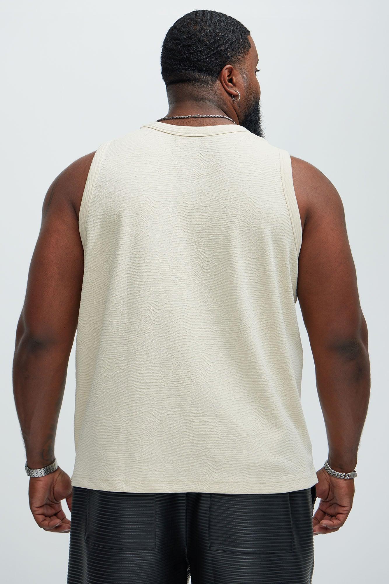 Mika Textured Tank - Oatmeal Product Image