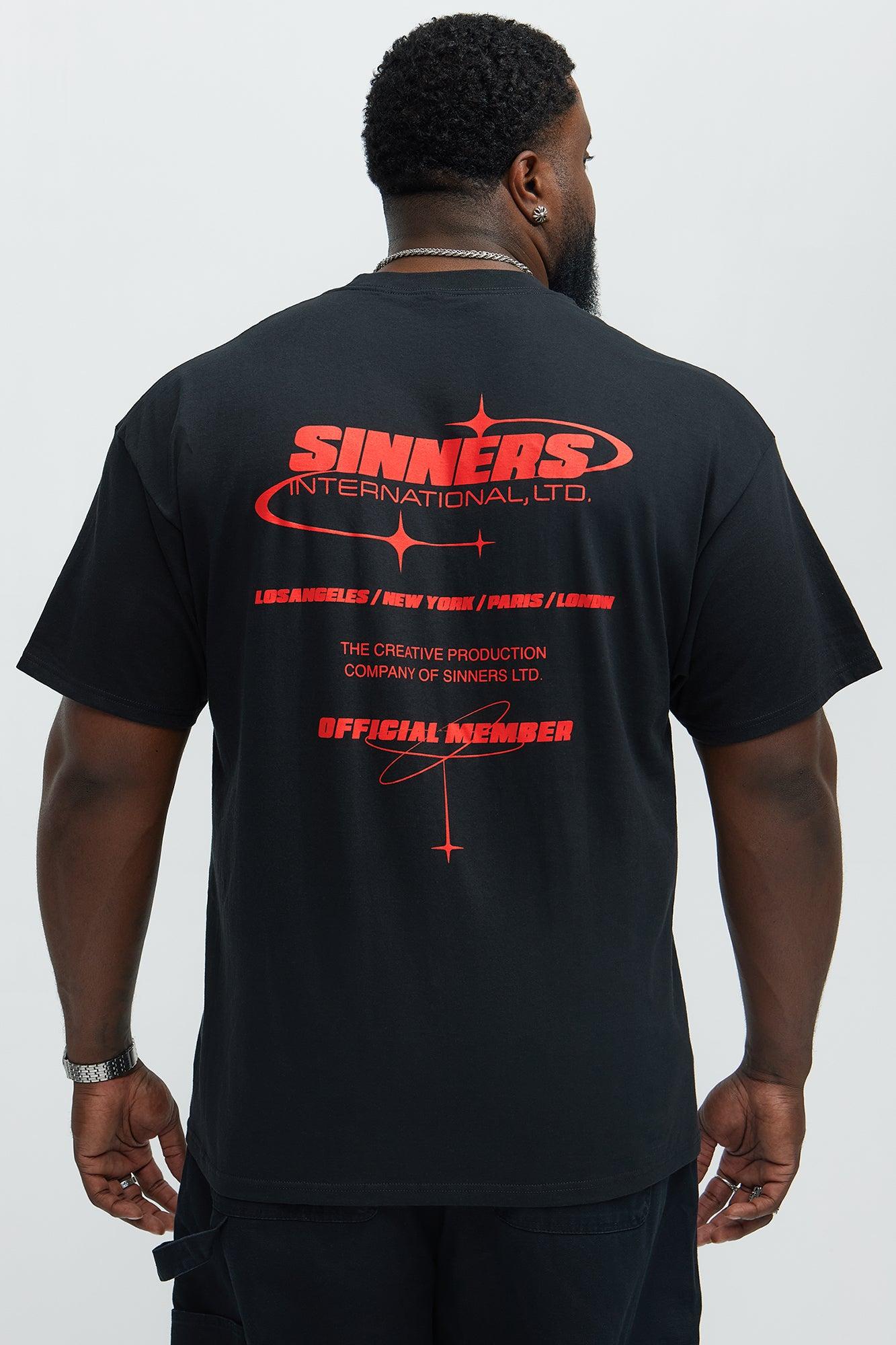 Worldwide Sinners Short Sleeve Tee - Black Product Image