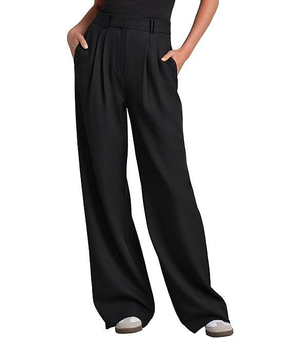 RHONE Horizon High Rise Wide Leg Trouser Pants Product Image