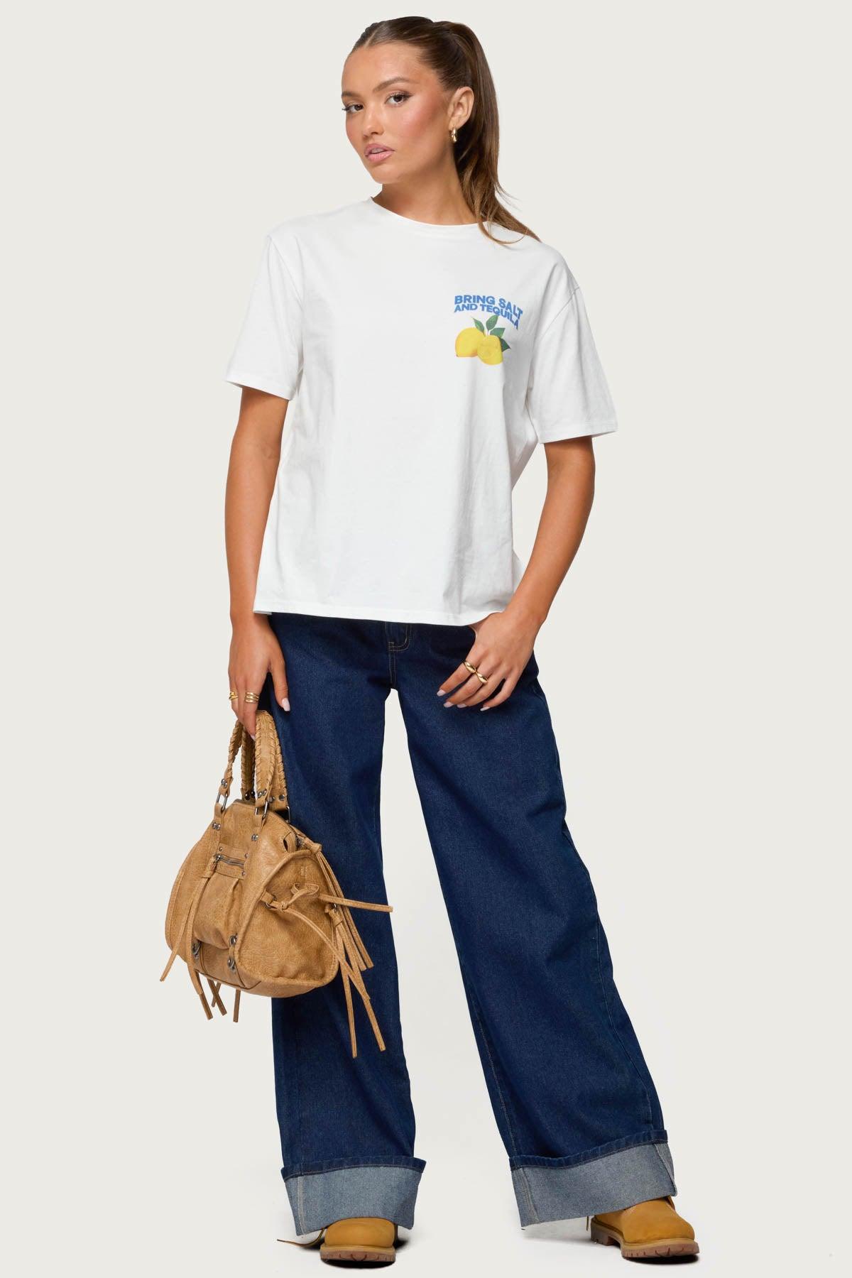 Let's Make Margs Oversized T Shirt Product Image