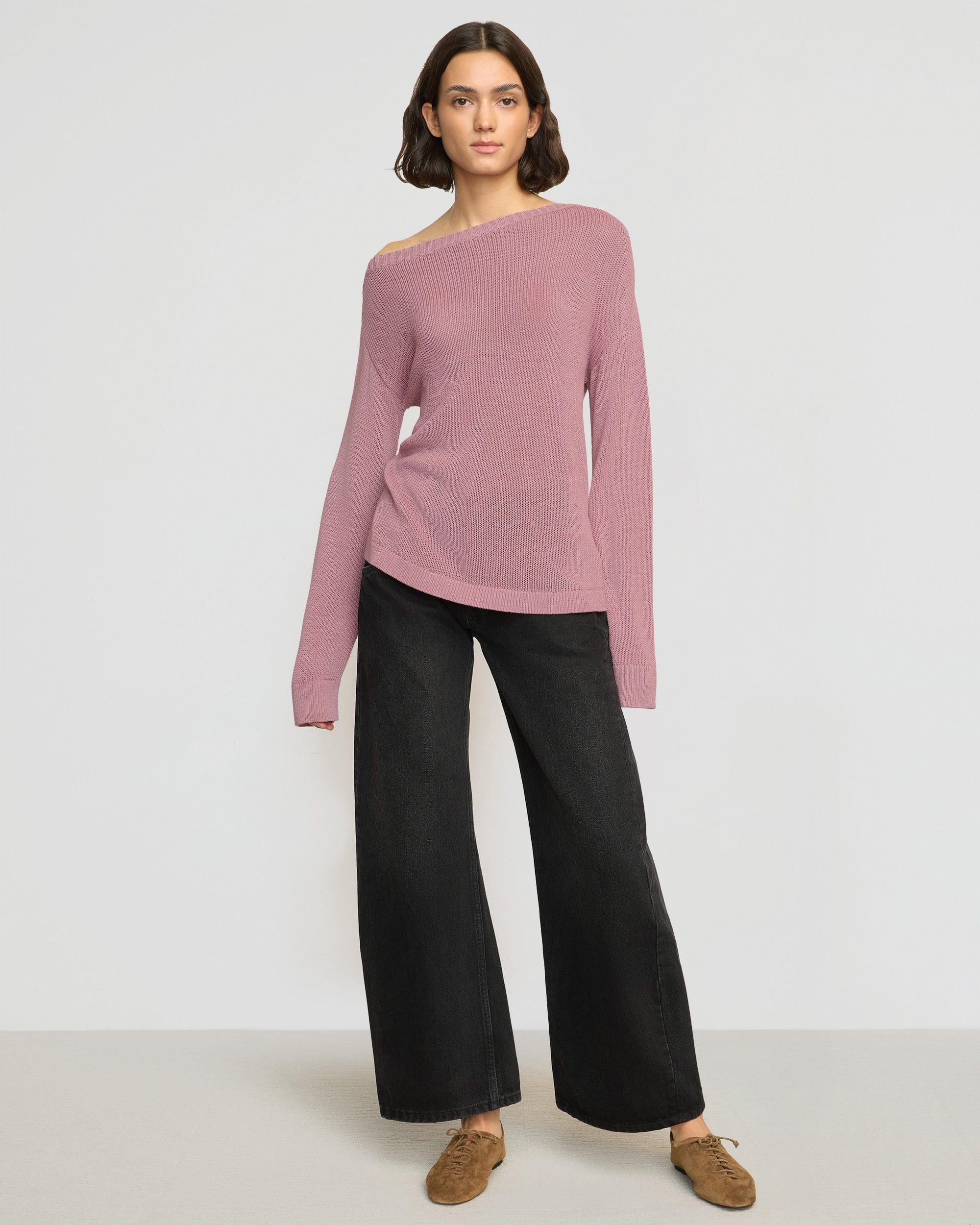 Issa Lightweight Off-Shoulder Sweater Product Image