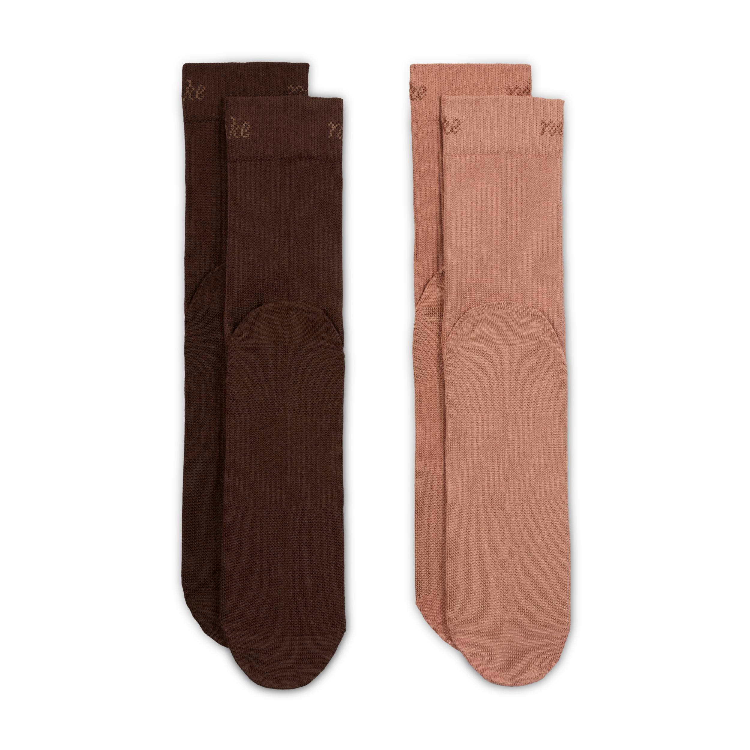 Nike Womens Everyday Plus Lightweight Crew Socks (2-Pair) | HQ7762-903 Product Image