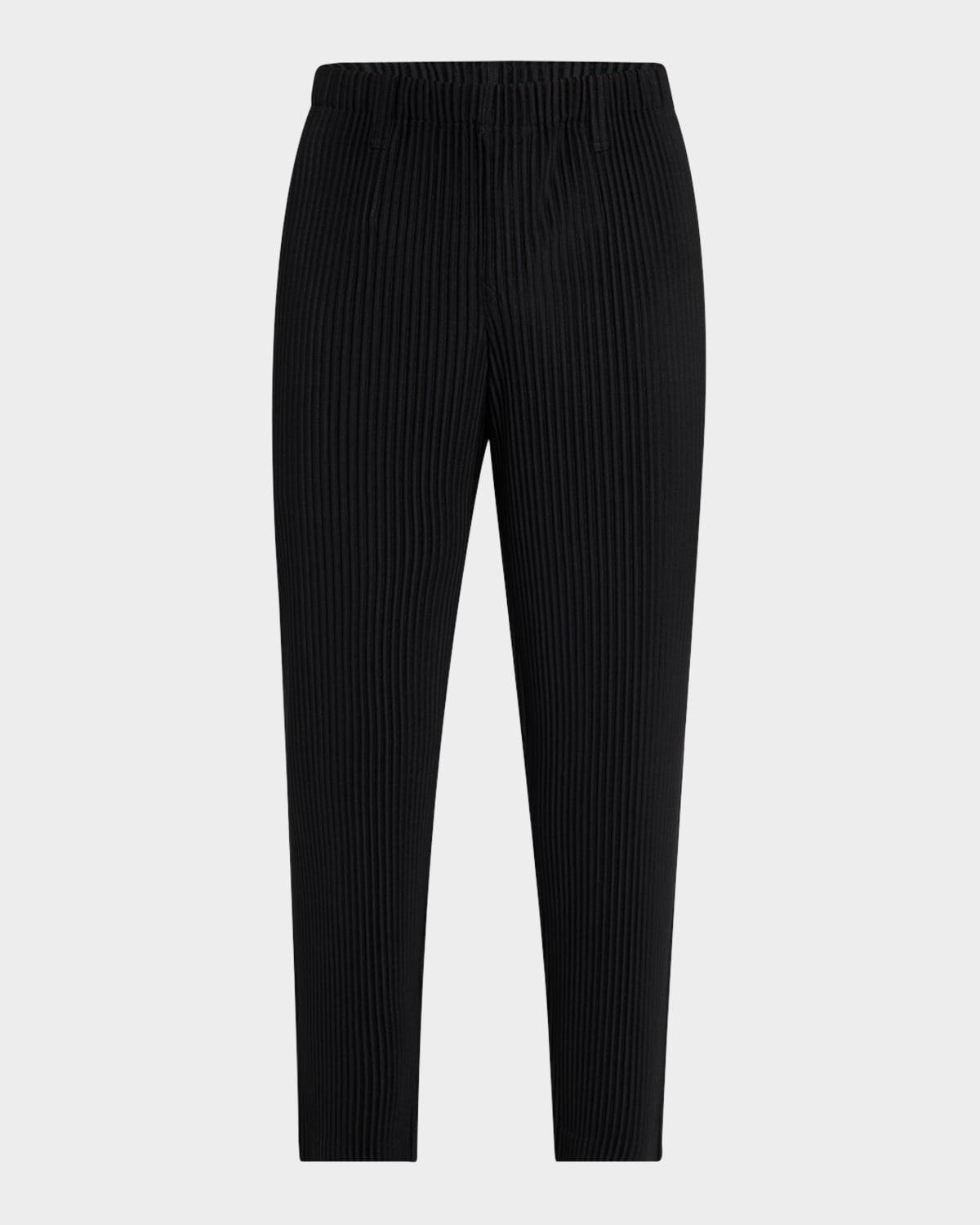 Men's Pleated Flat-Front Pants Product Image