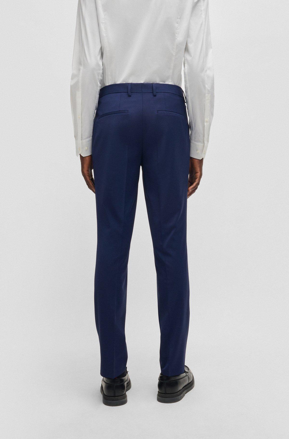 Slim-fit trousers in performance-stretch wool Product Image