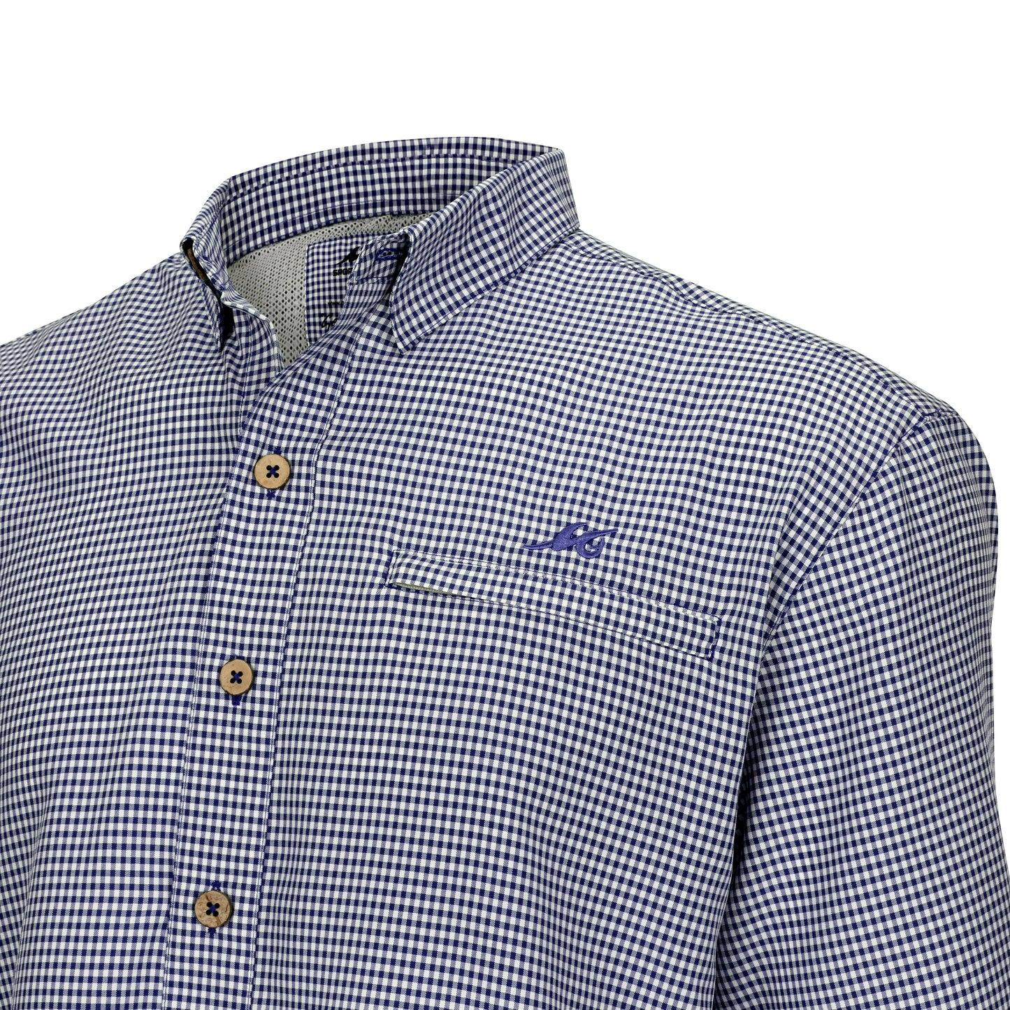 Mojo Sportswear Company Mr. Big Sport Check Short Sleeve Men's Fishing Shirt Product Image