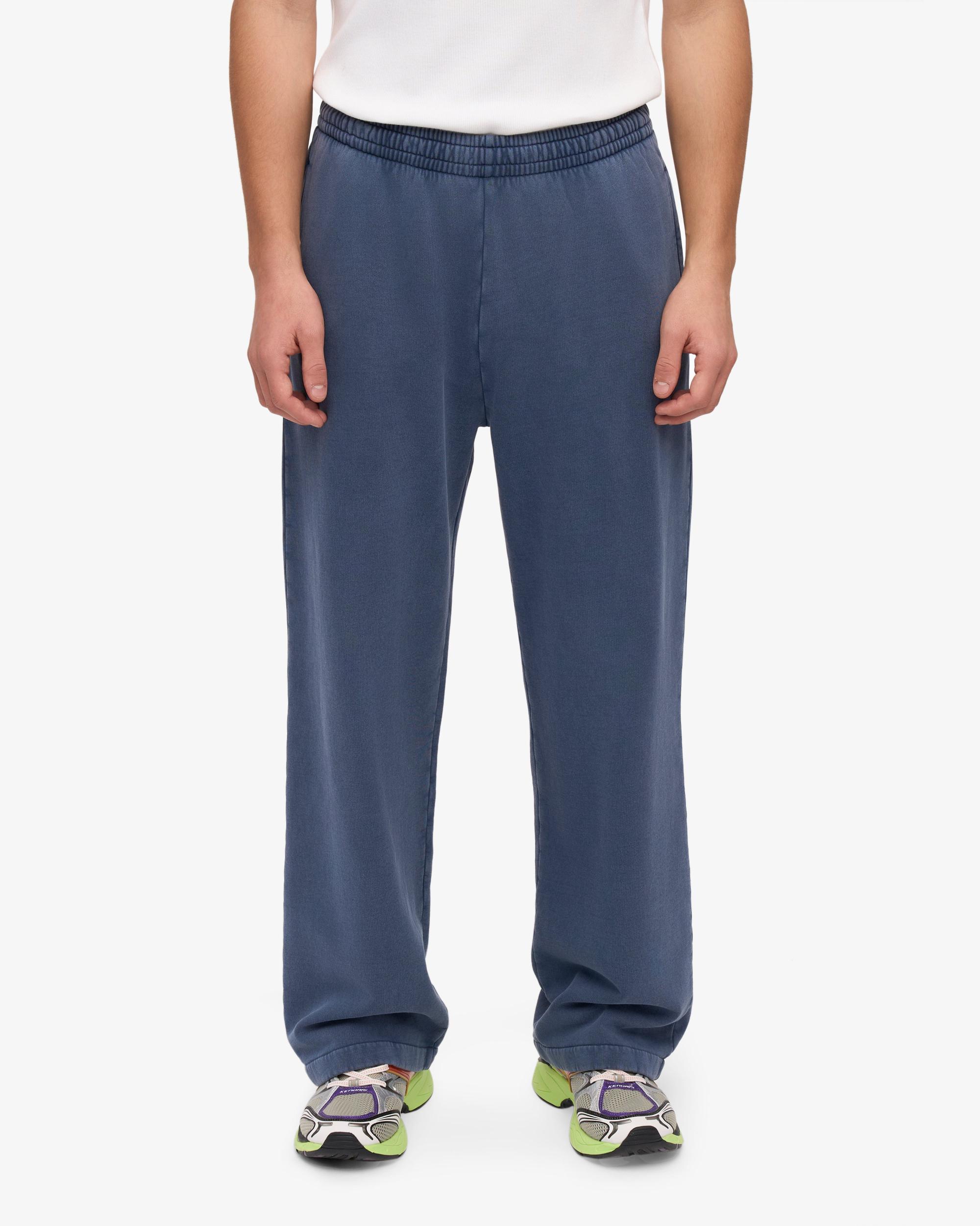 Organic Straight Leg Sweatpants - Neptune Blue Product Image