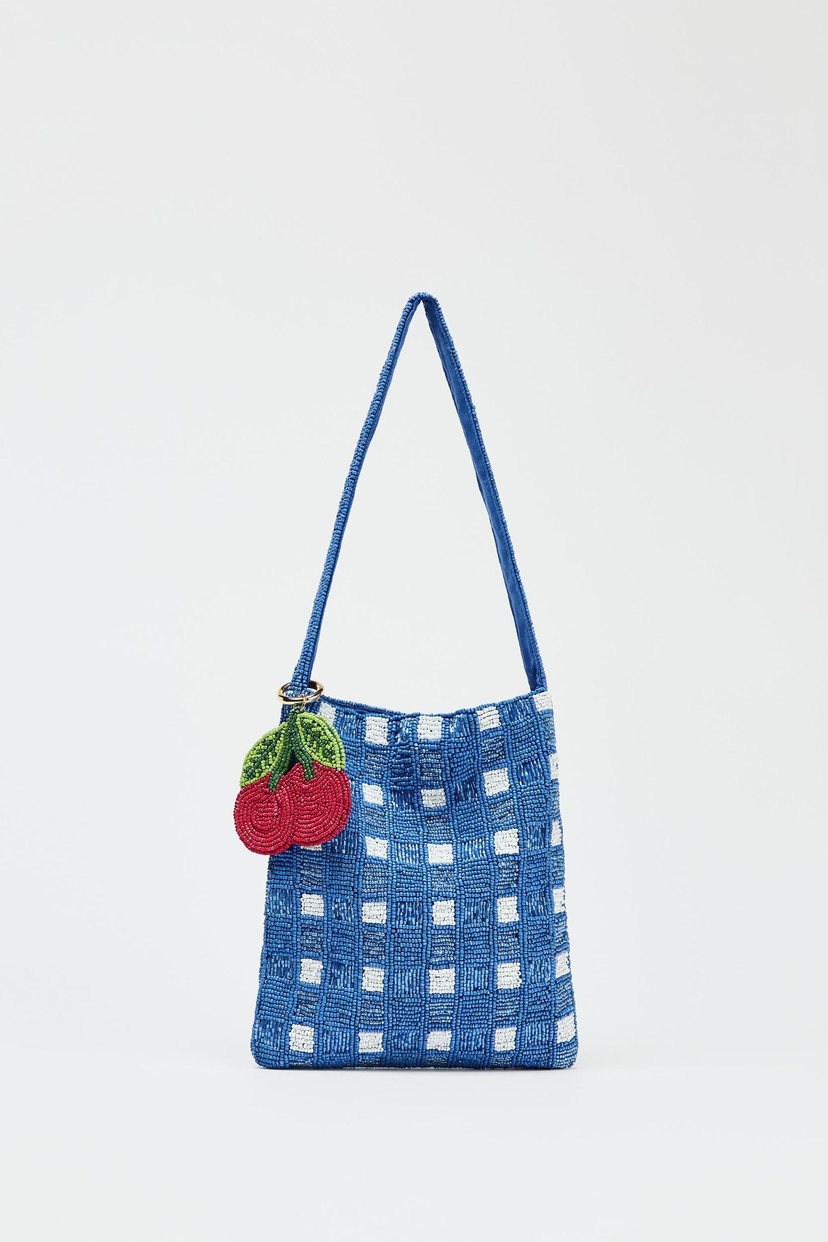 FANTASY BEADED MINI BUCKET BAG Product Image