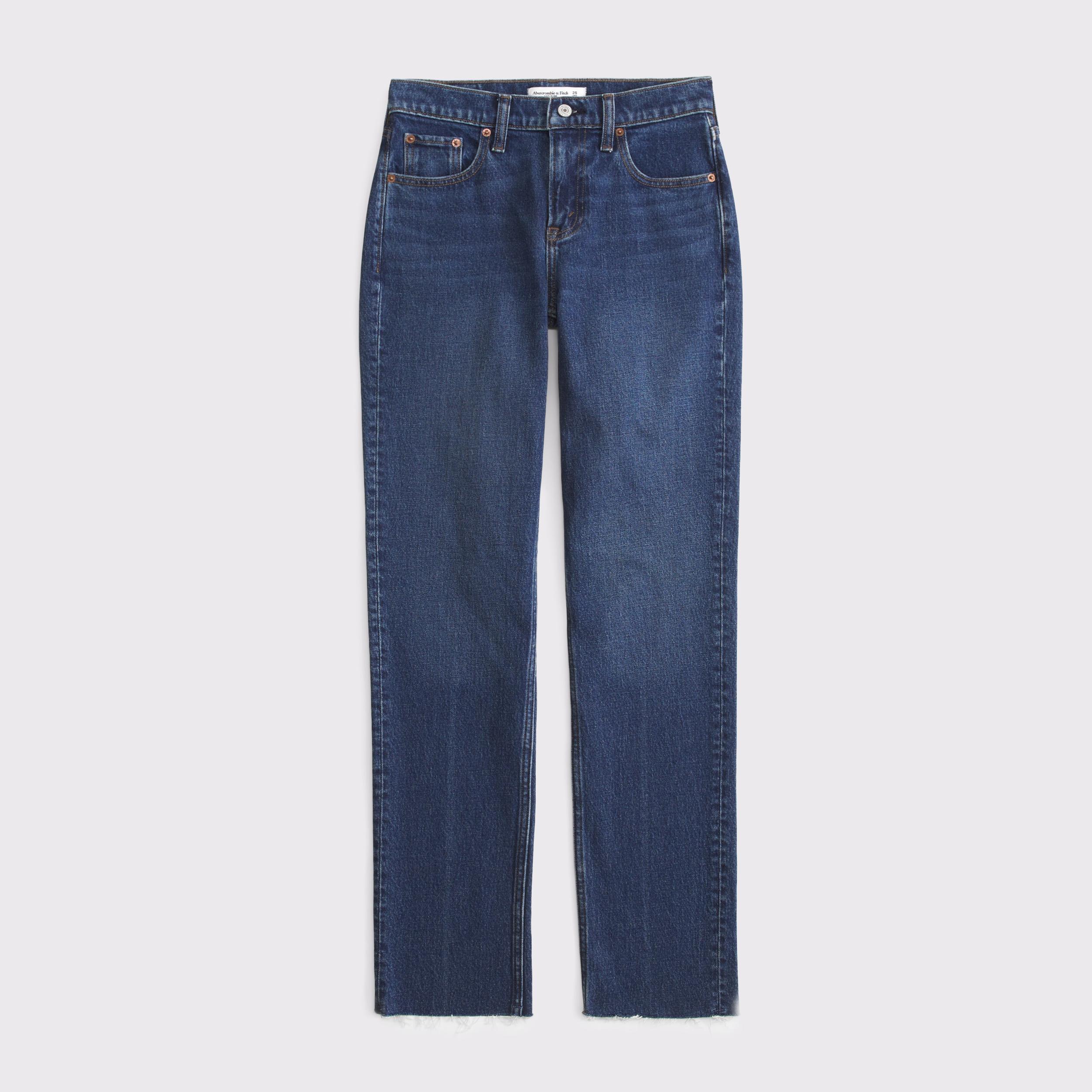Curve Love Mid Rise 90s Straight Jean Product Image