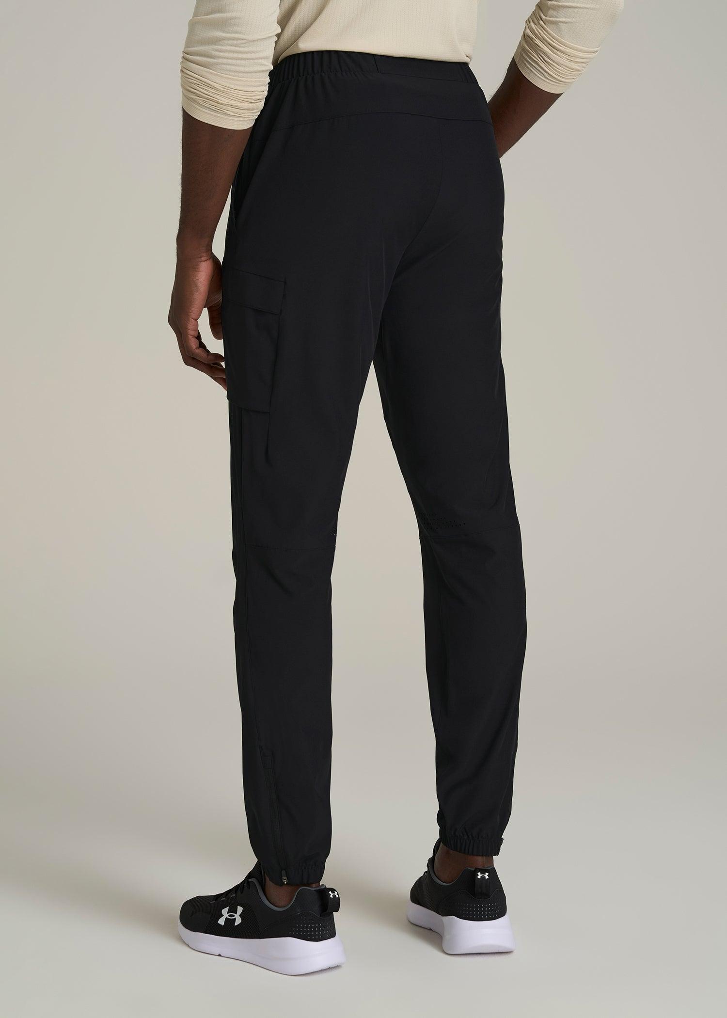 Featherweight Cargo Training Jogger for Tall Men in Black Male Product Image