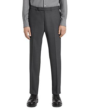 Zegna Dark Grey High Performance Wool Pants Product Image
