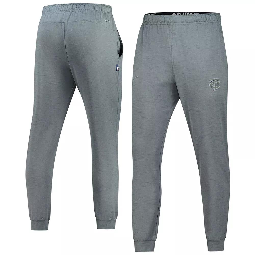 Men's Nike  Heather Gray Minnesota Twins Travel Performance Pants, Size: Large, Grey Product Image