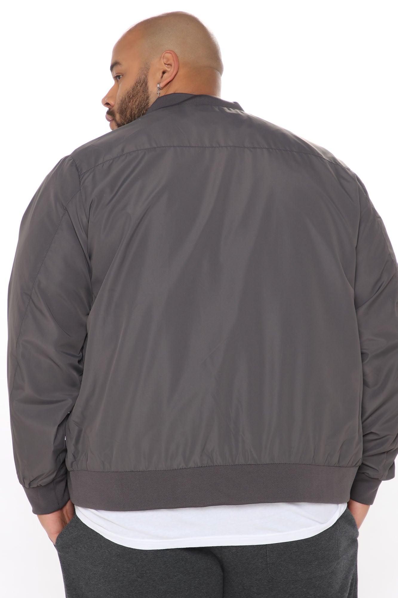 Eddie Bomber Jacket - Charcoal Product Image