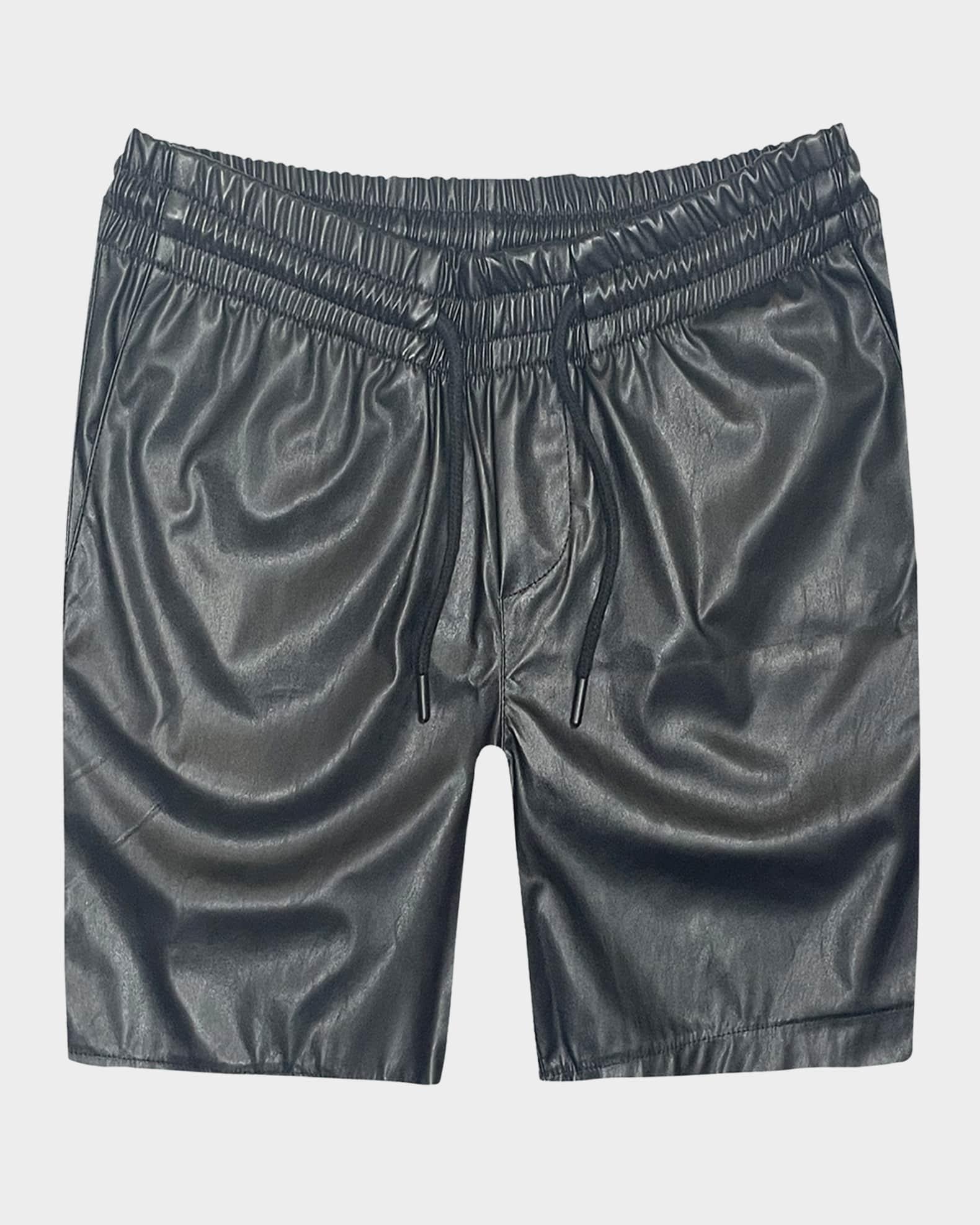 Men's Bond Faux Leather Shorts Product Image