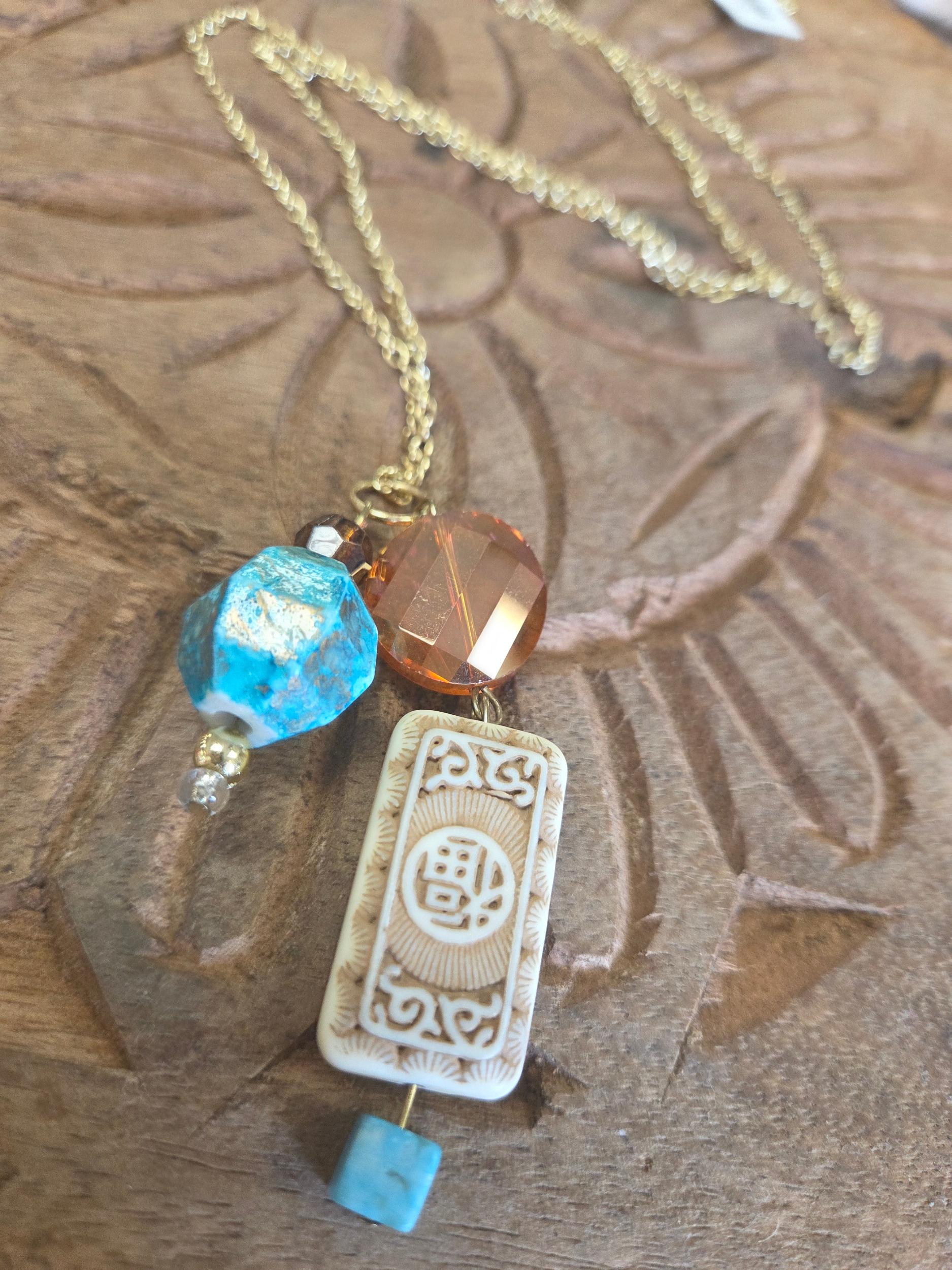 Vintage Inspired Oriental Necklace Product Image