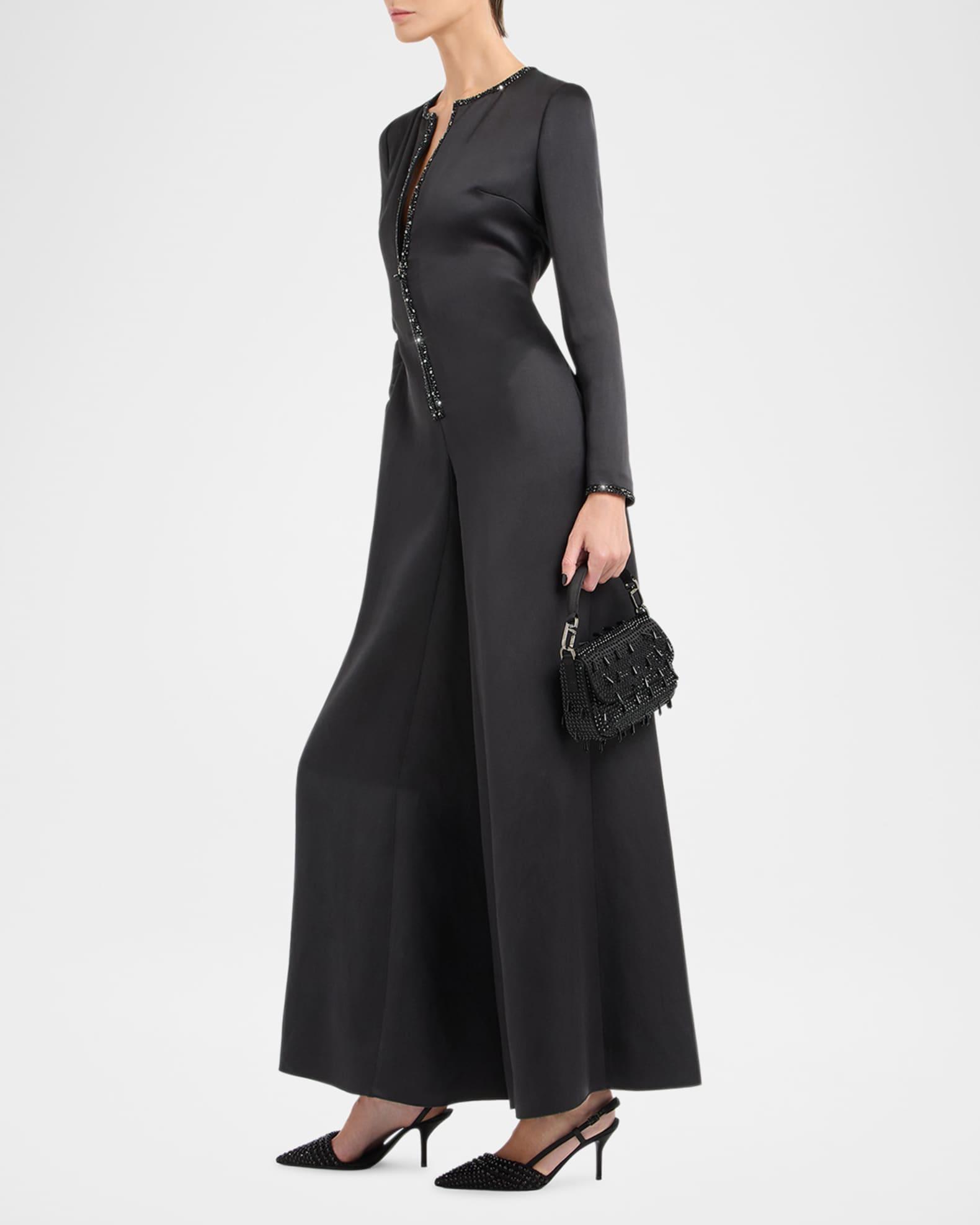 La Prima Small Beaded Top-Handle Bag Product Image