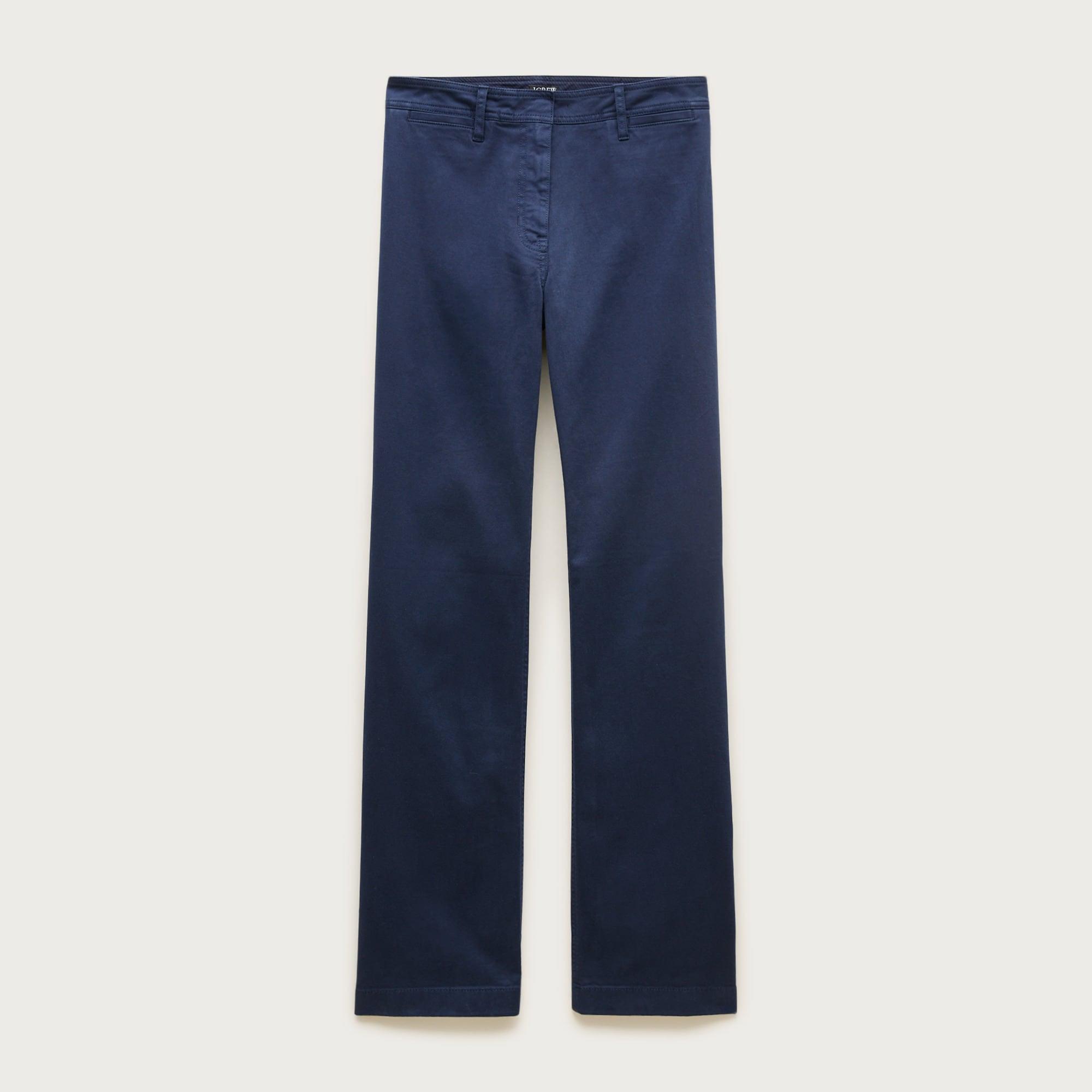 Wide-leg trouser in chino Product Image