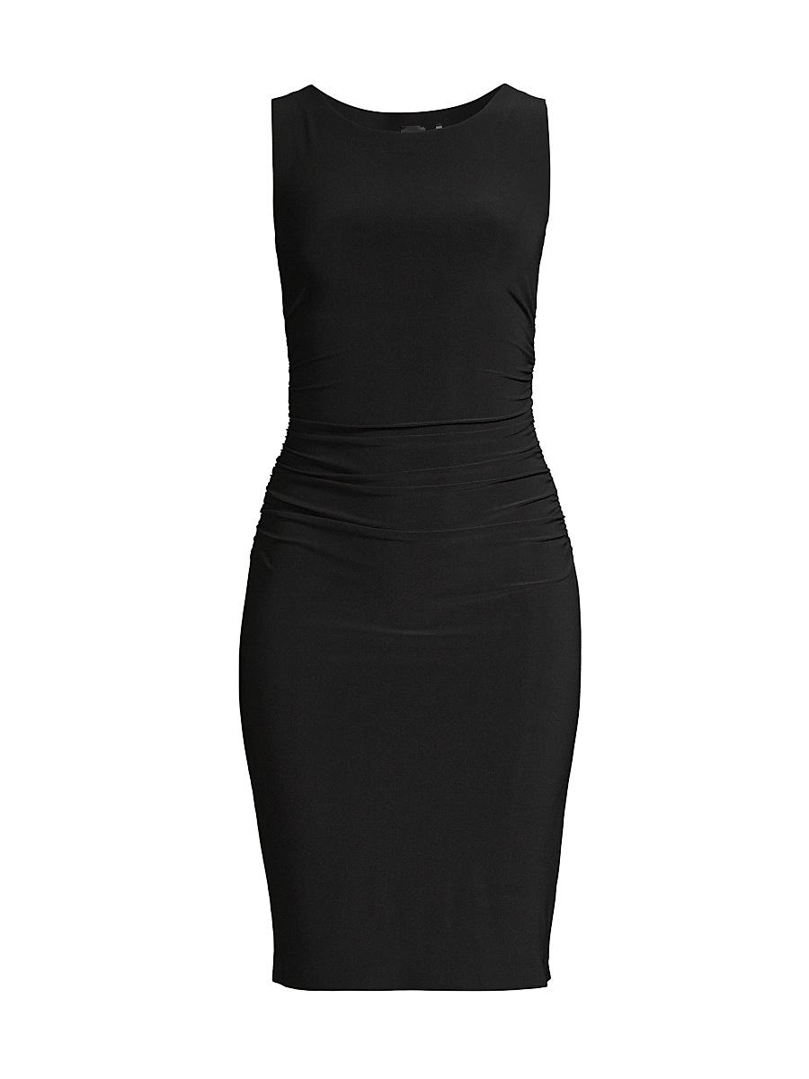 Womens Sleeveless Shirred Waist Dress Product Image