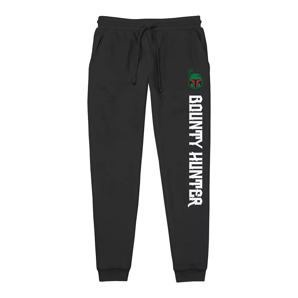 Men's Star Wars Bounty Hunter Lightweight Graphic Jogger, Size: XXL, Black Product Image