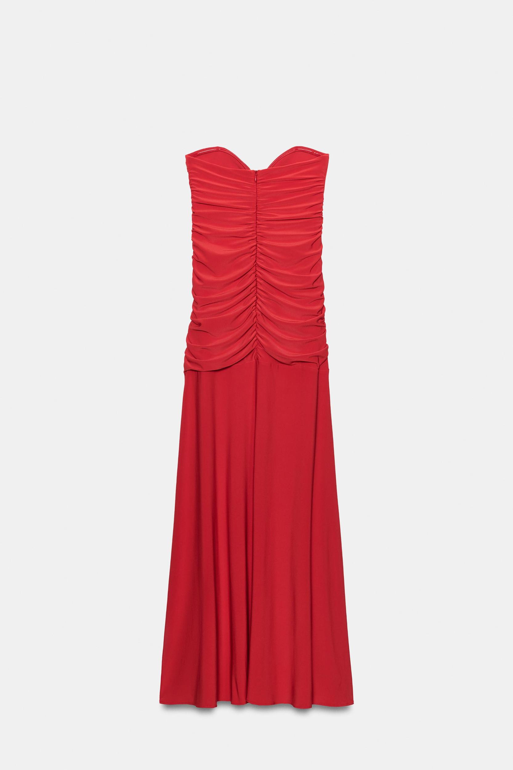 LONG DRAPED DRESS Product Image