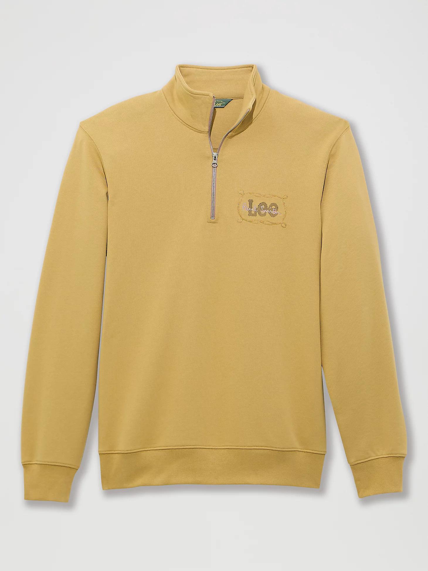 Men's Lee® x Paul Smith Quarter Zip Sweatshirt | Men's Tops & Tees | Lee® Product Image
