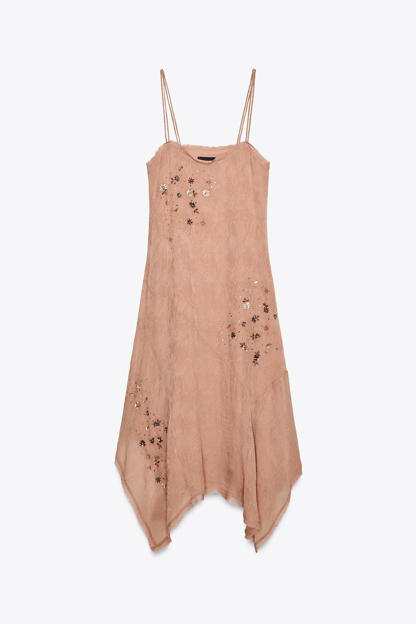 ZW COLLECTION EMBROIDERED ASYMMETRIC DRESS Product Image