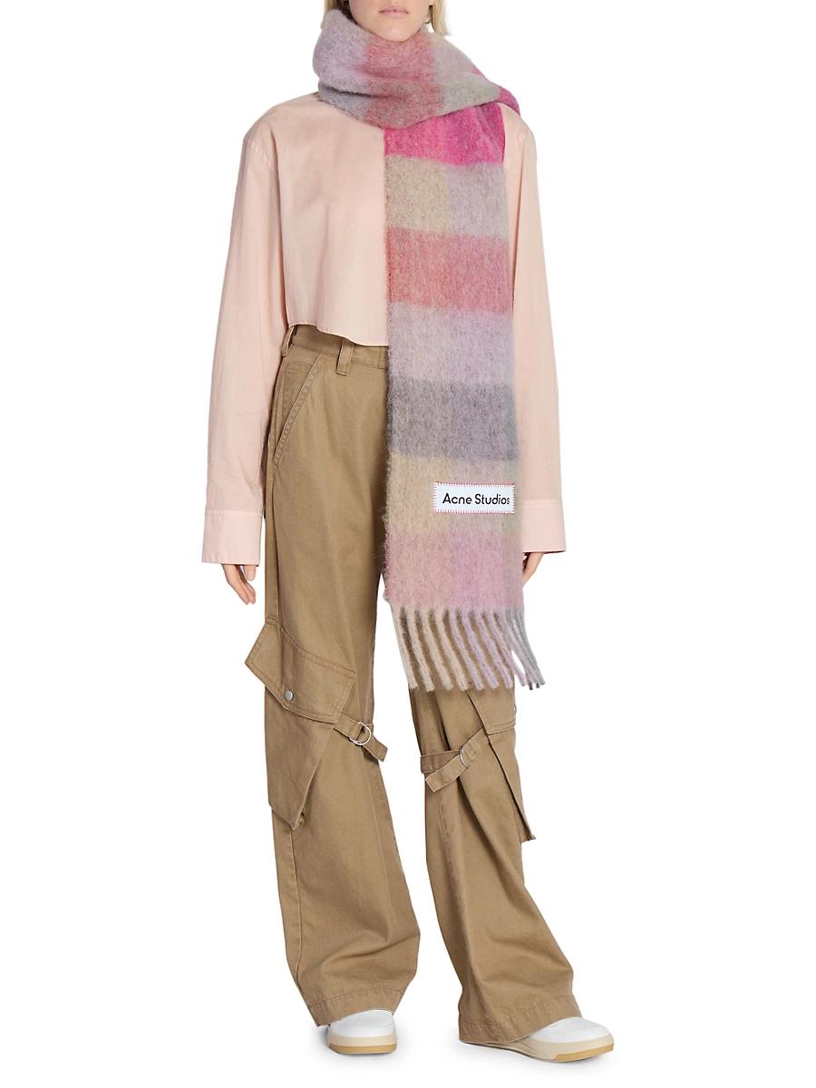 Womens Vally Check Scarf Product Image
