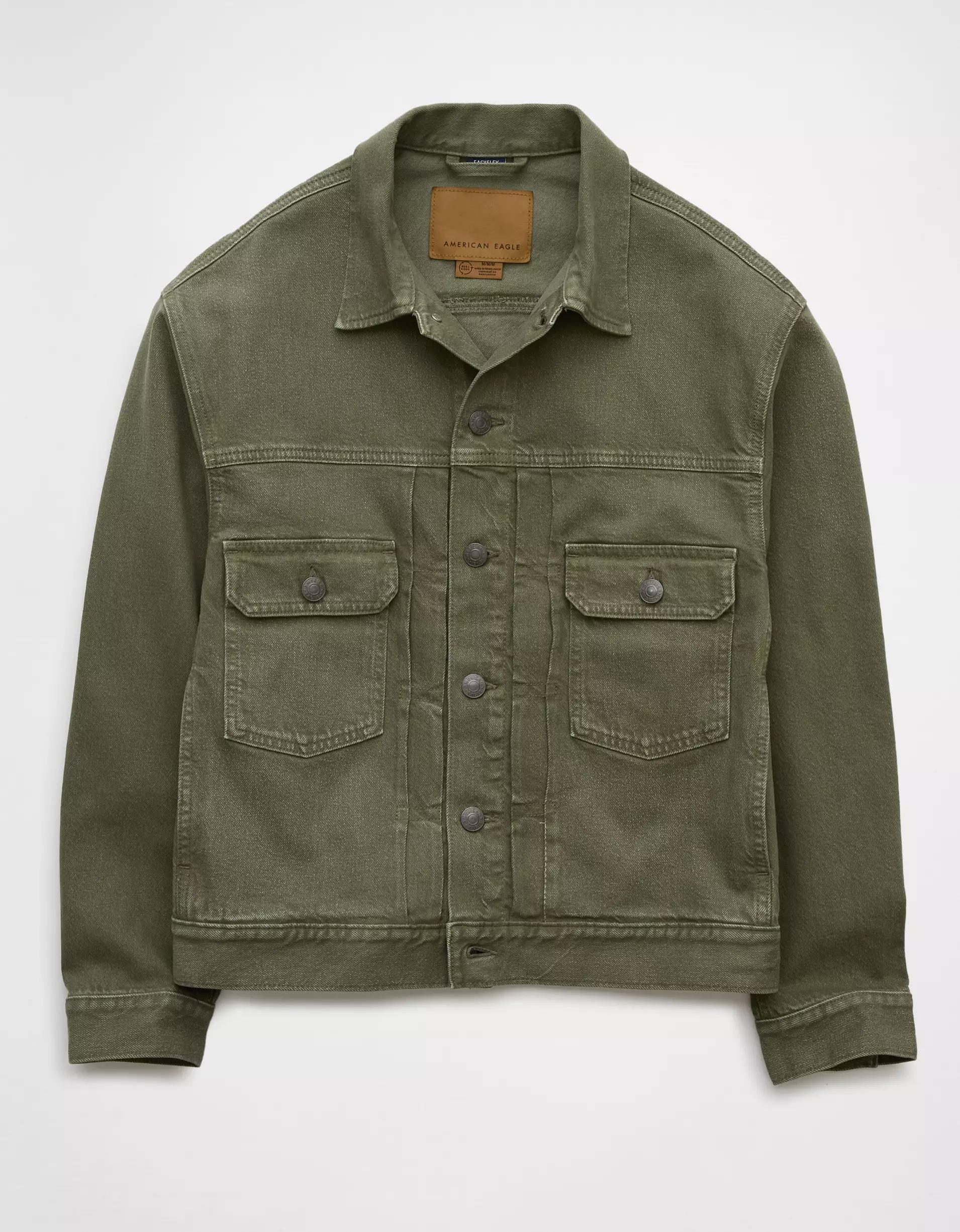 AE Weekend Button-Up Sweater Polo Shirt Product Image