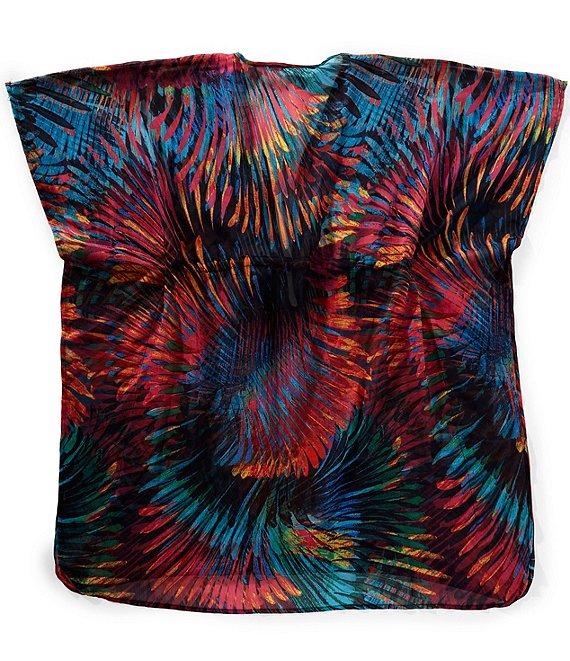 Bleu Rod Beattie Wild Thing V-Neck Caftan Swim Cover-Up Product Image