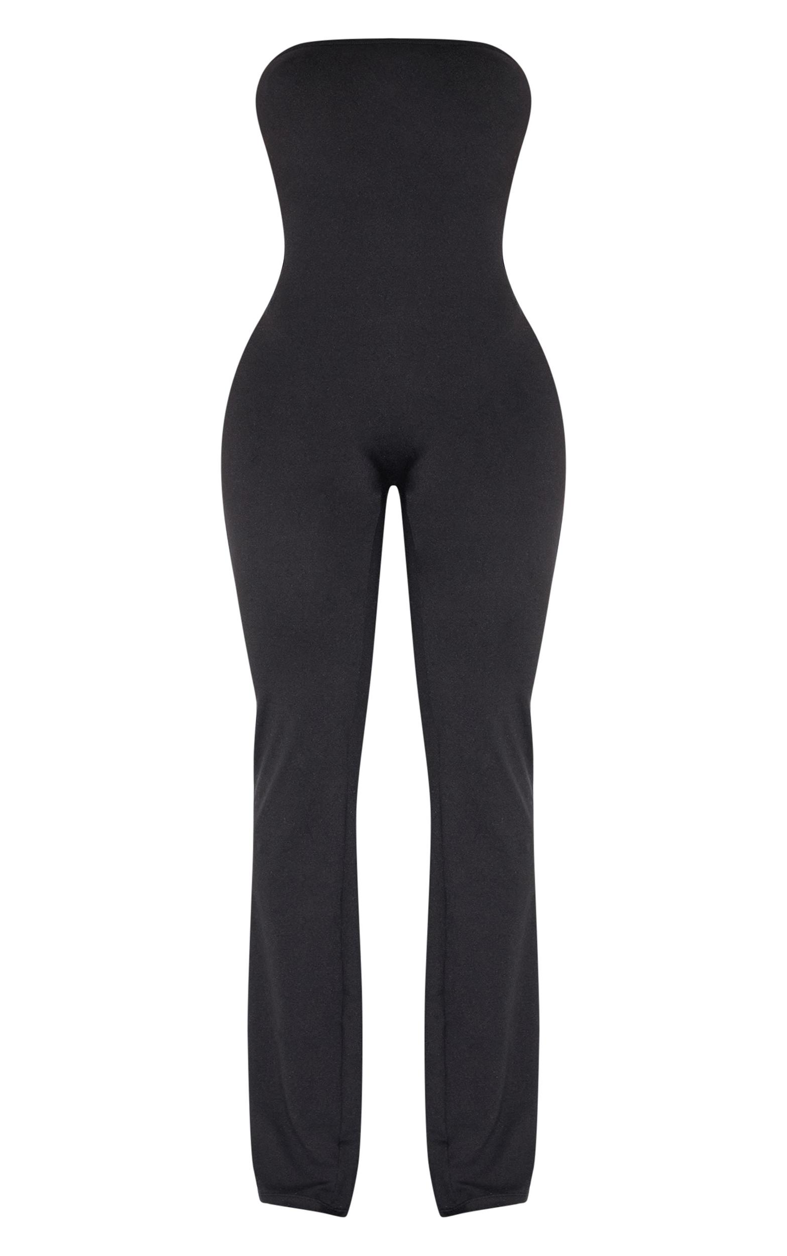 Shape Black Sculpted Bandeau Jumpsuit Product Image