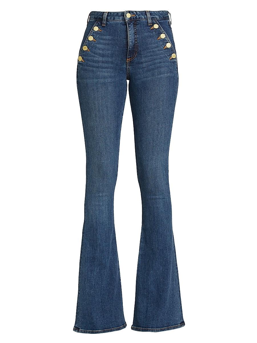 Ramy Brook Helena High Rise Flared Sailor Jeans Product Image