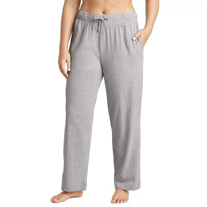 Plus Size Jockey Everyday Essentials Pajama Pants, Womens Grey Gray Product Image