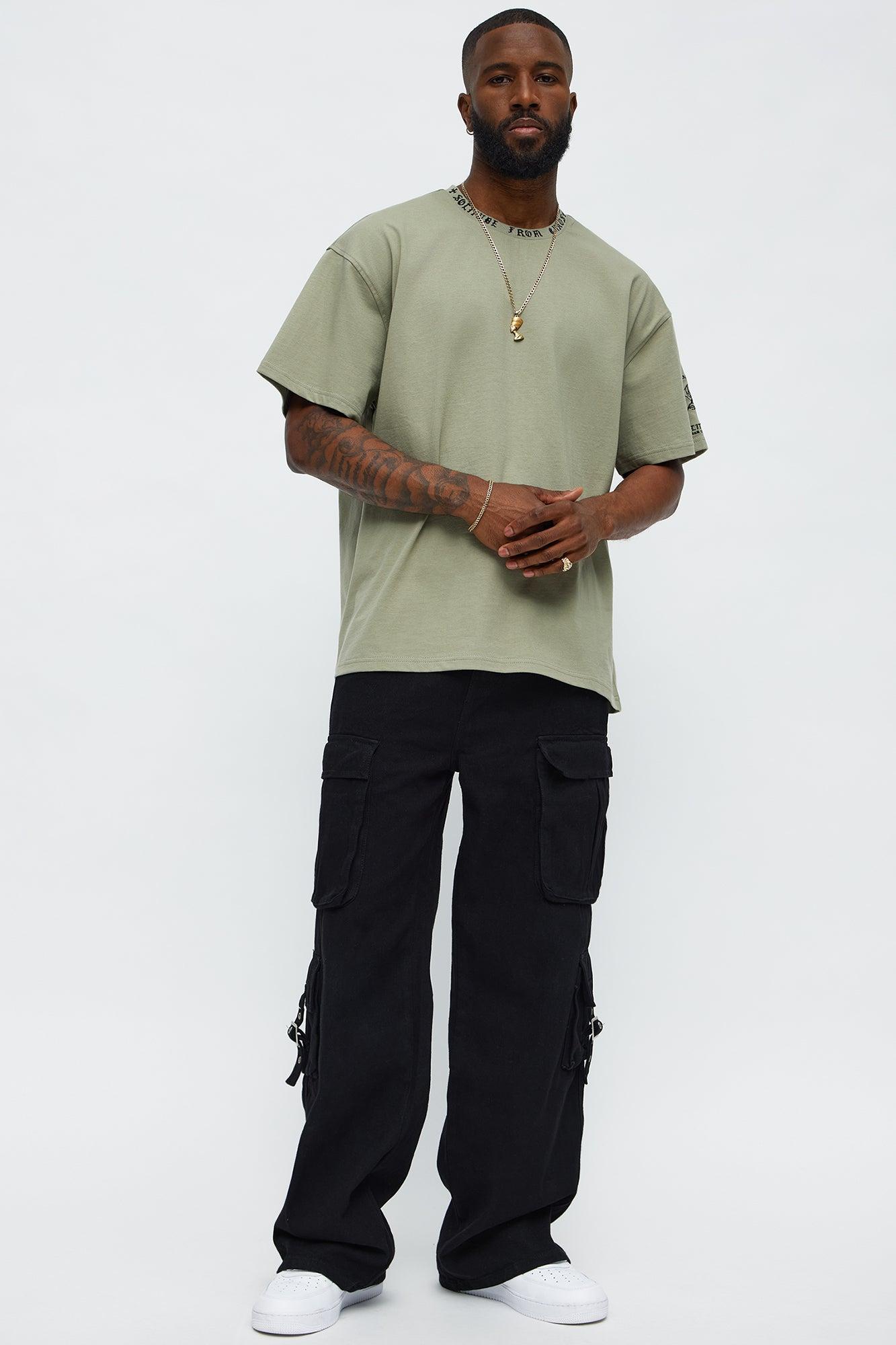 Short Sleeve Solitude From Chaos Tee - Sage Male Product Image