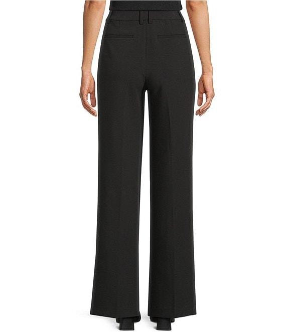 Gibson & Latimer Perfect Fit Woven High Rise Pleated Front Coordinating Suiting Wide Leg Trousers Product Image