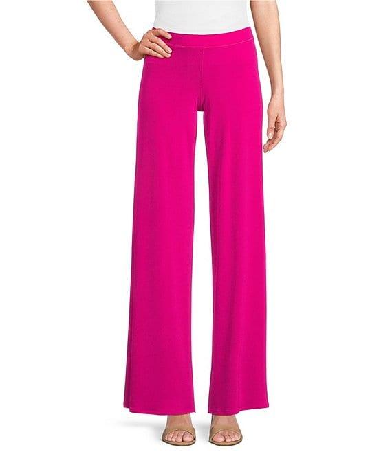 Eva Varro Elastic Waist Wide Leg Pants Product Image