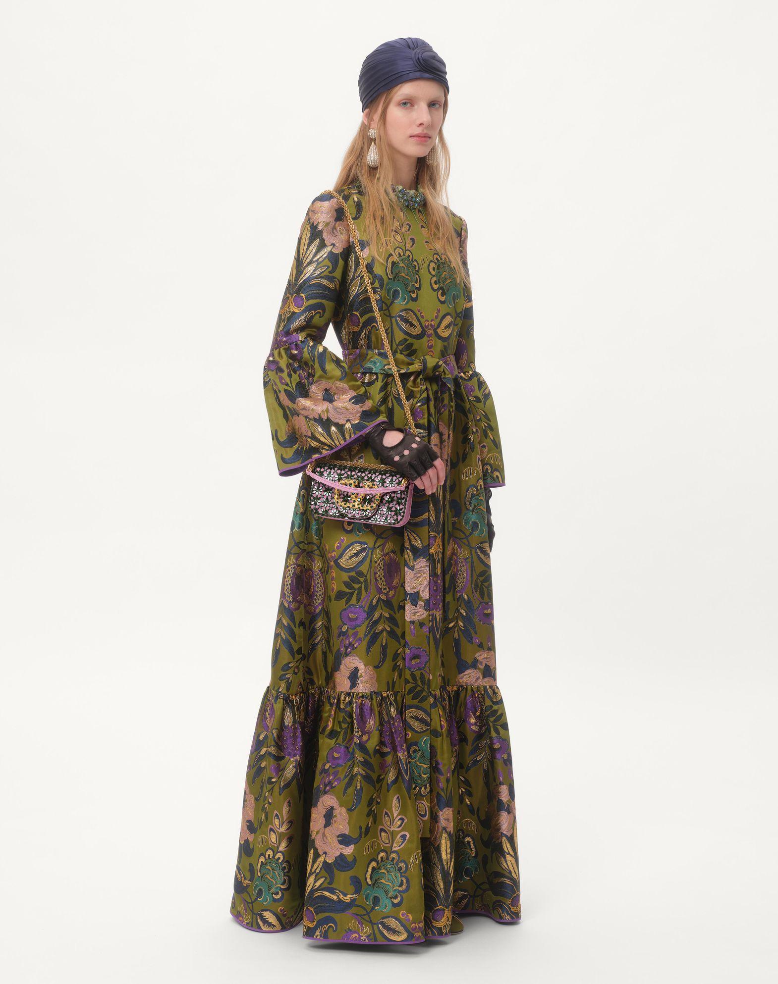 Valentino Garavani Locò Small Shoulder Bag Embroidered With Jewel Logo Product Image