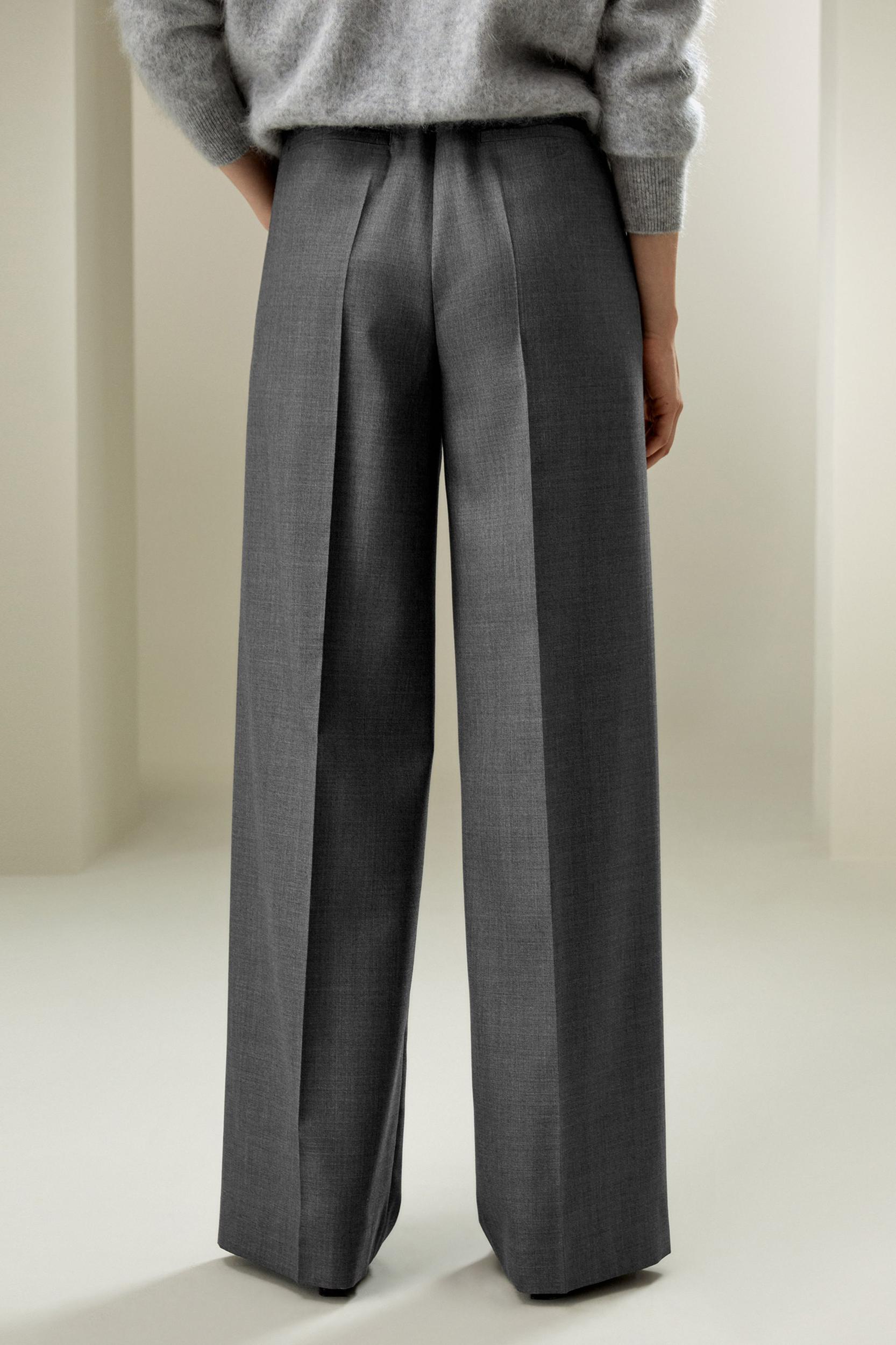 LILYSILK Women'S Wool Slacks - Black Wool Silk Blend - Ultimate Luxury Machine Washable Trousers 16 Product Image