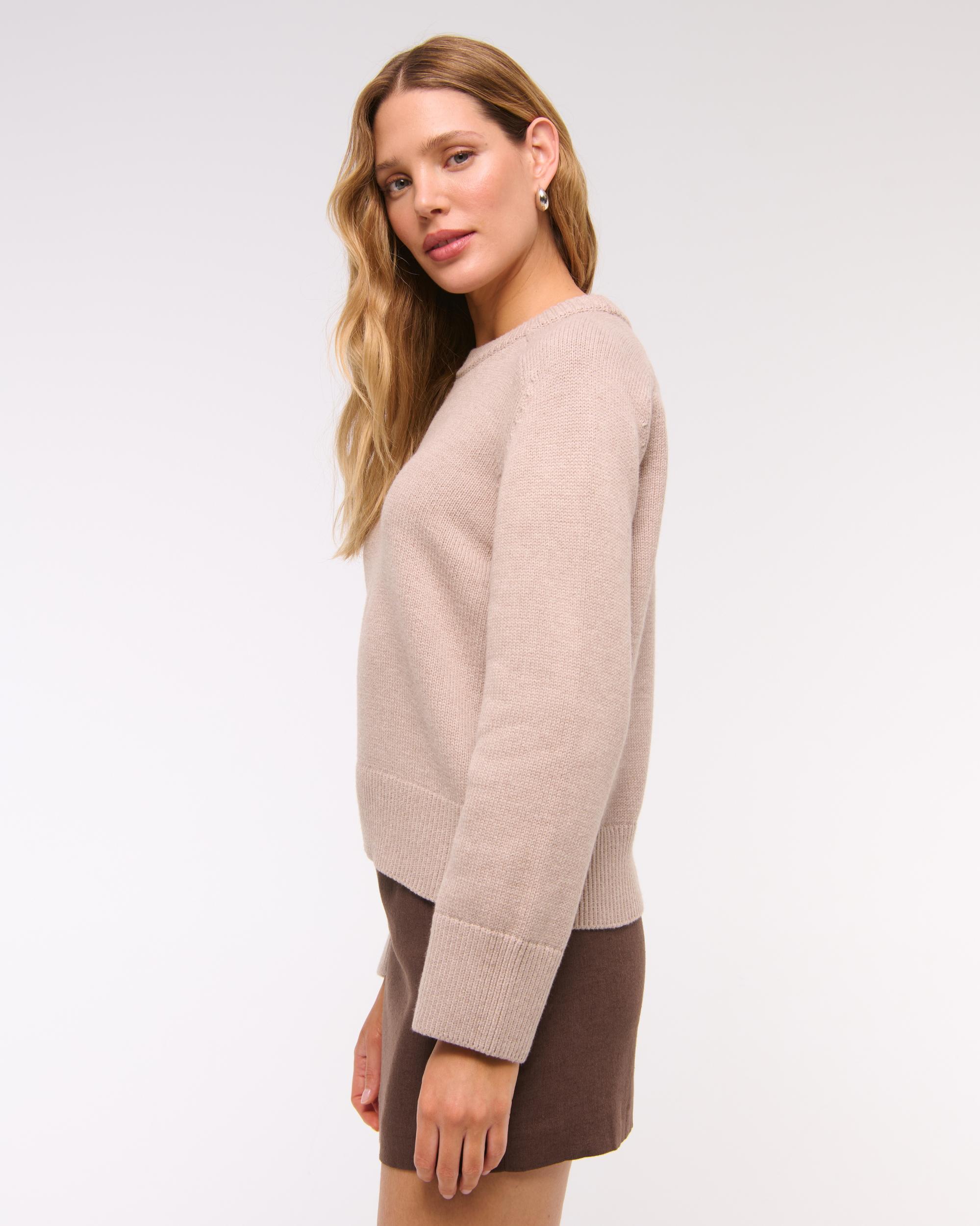 The A&F Scarlett Linen-Blend Mini Skort Product Image